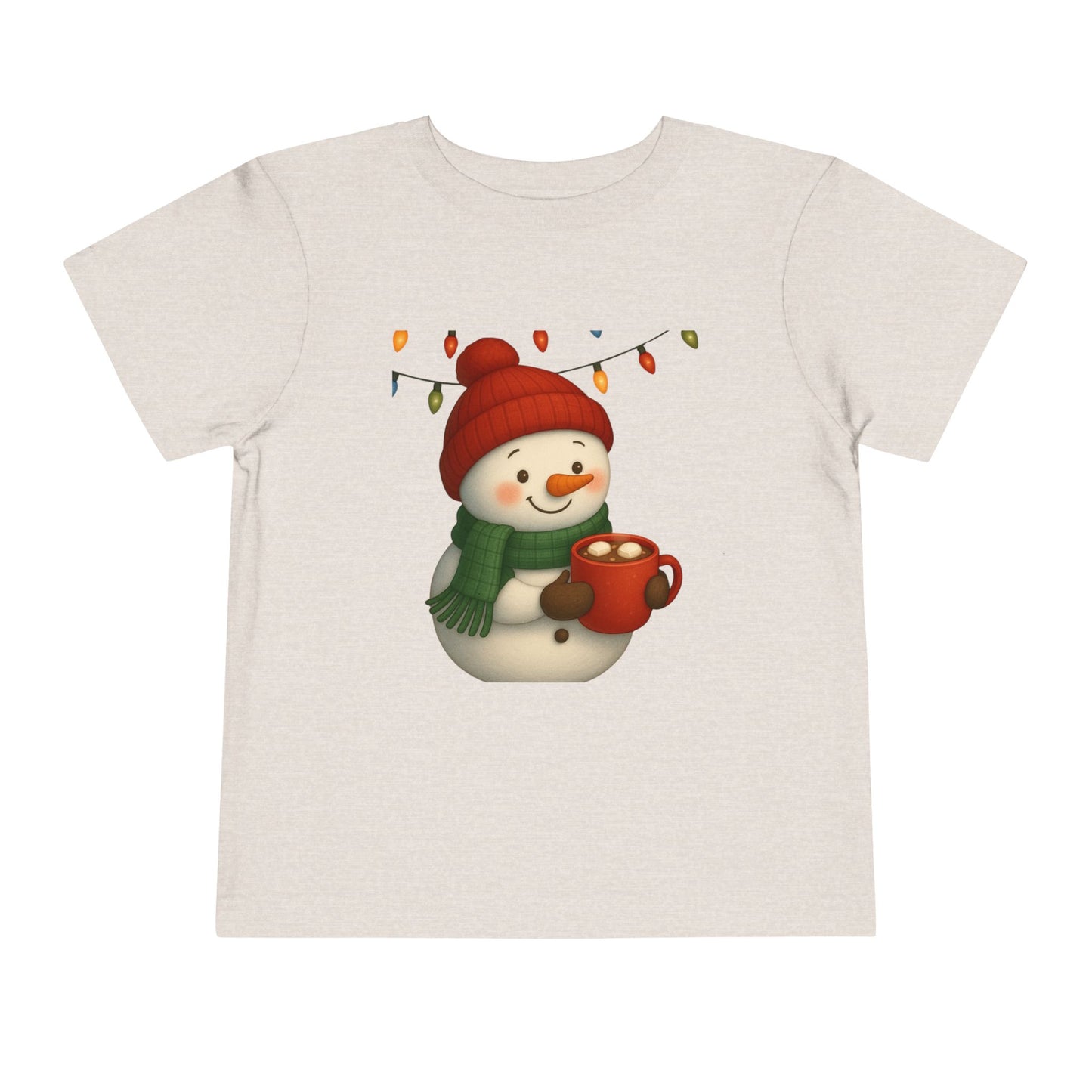 Snowman & Hot Chocolate Toddler Christmas Tee