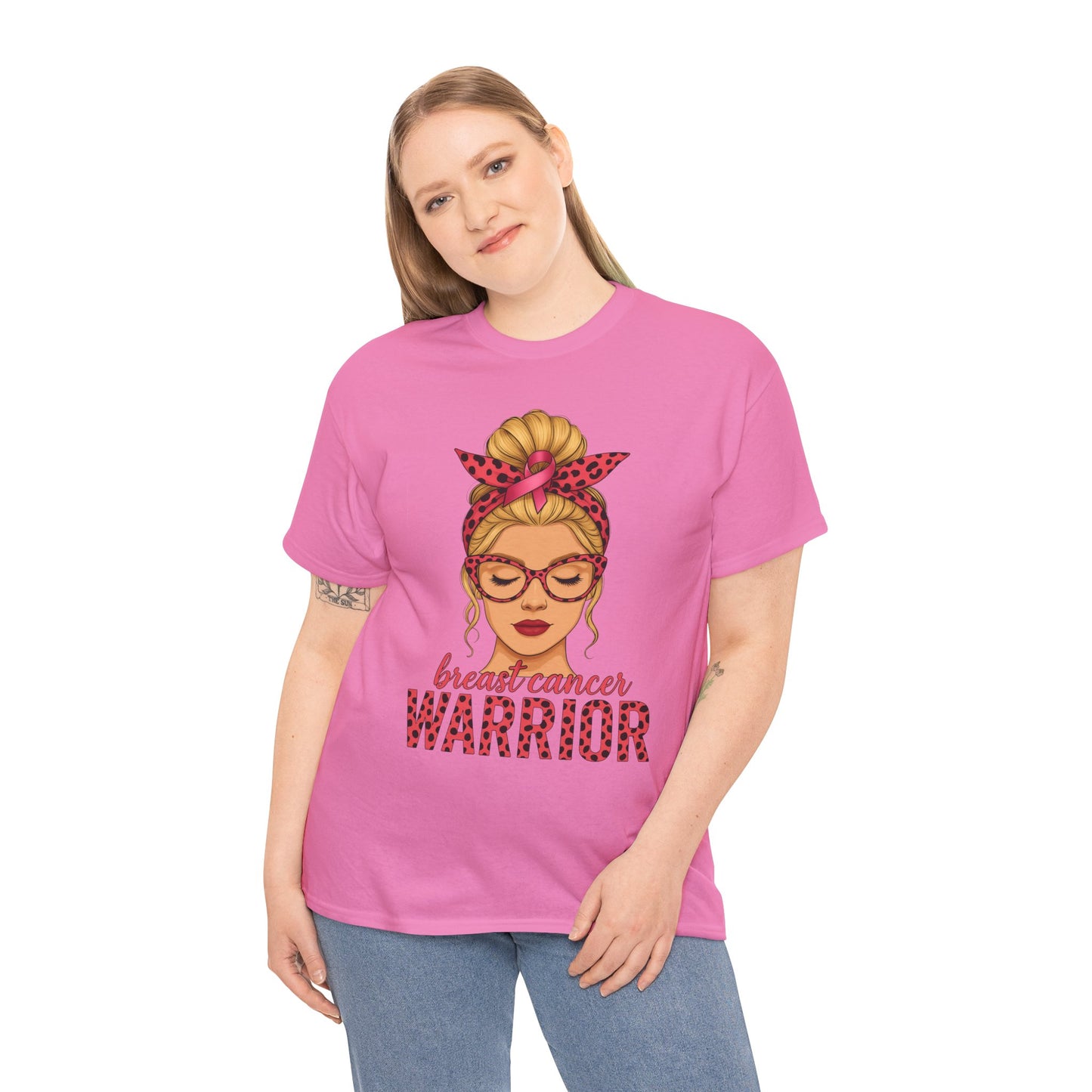 Breast Cancer Warrior Tee - Pink Ribbon Support