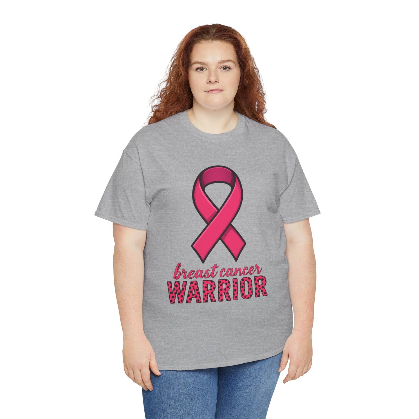 Breast Cancer Warrior Pink Ribbon Tee