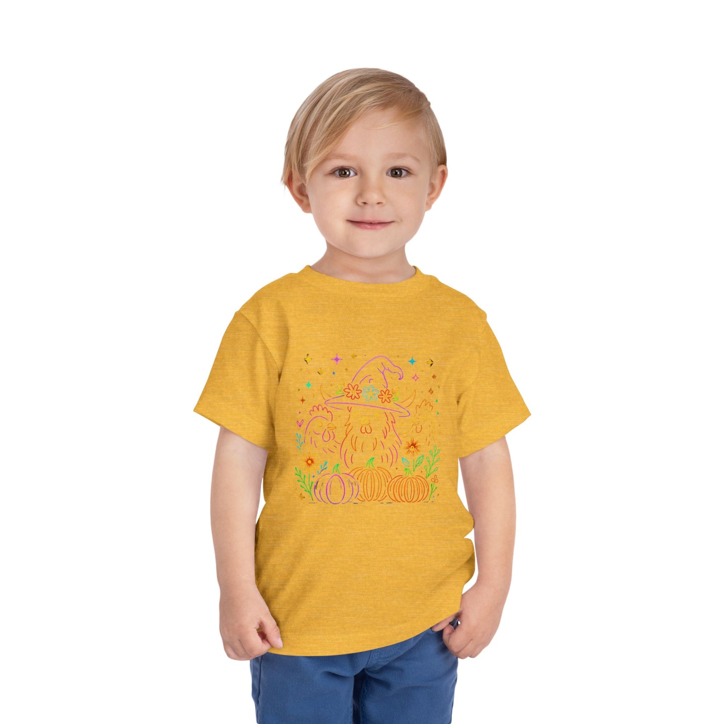 Witch Chicken Halloween Toddler Christmas Tee