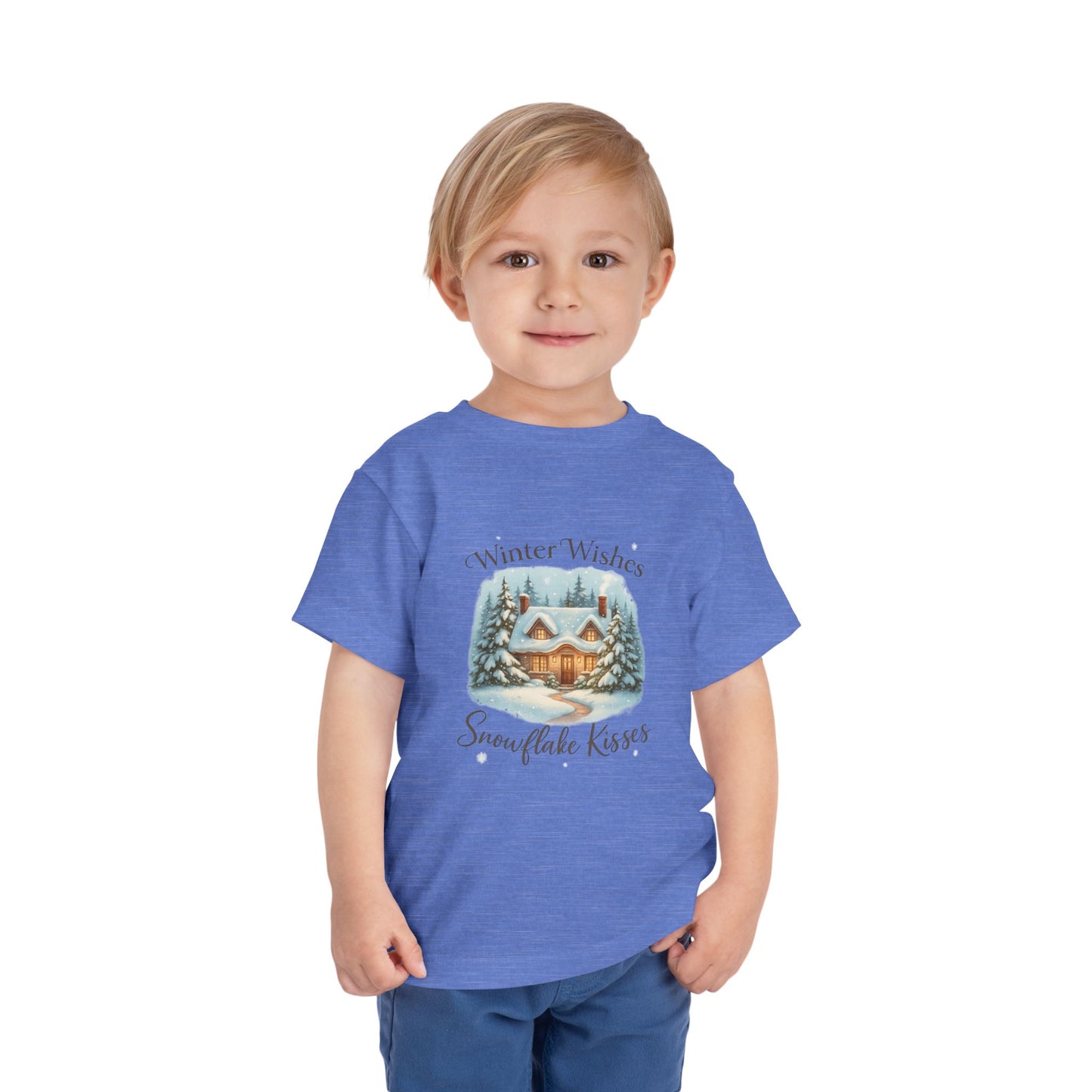 Winter Wishes Cottage Christmas Tee - Toddler Holiday