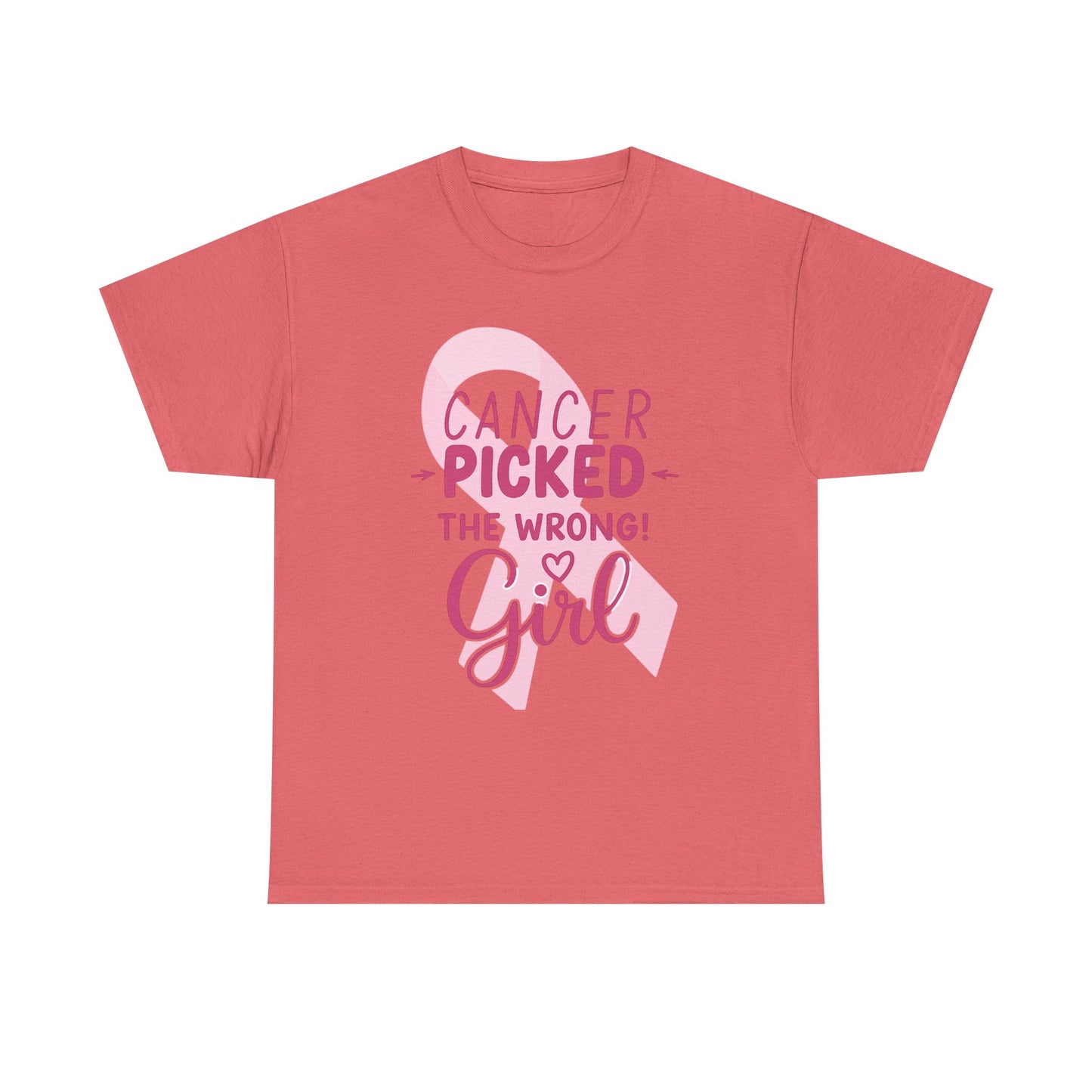 Cancer: The Wrong Picked Girl - Pink Ribbon Tee