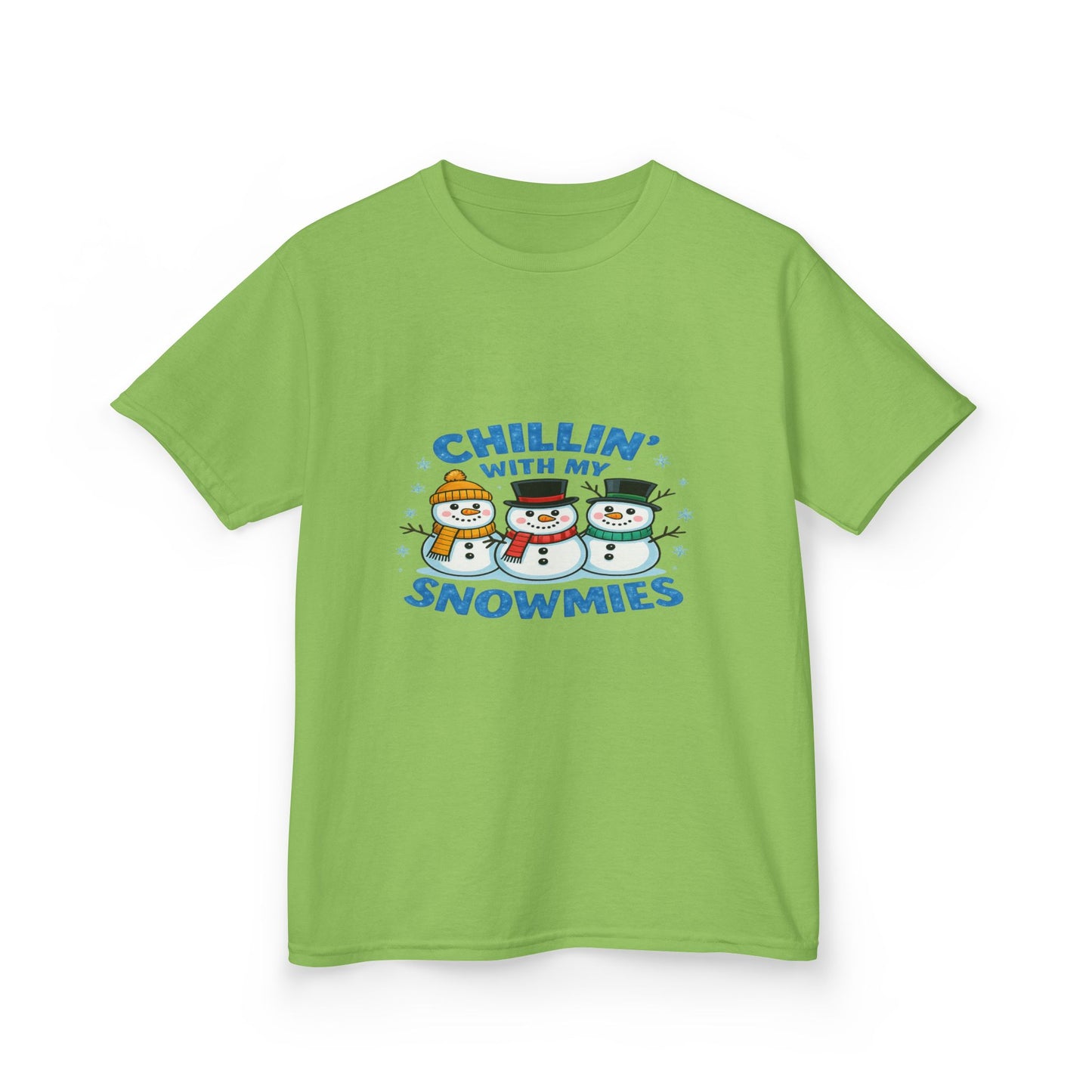 Chillin' with My Snowmies Christmas Tee - Kids Holiday Shirt