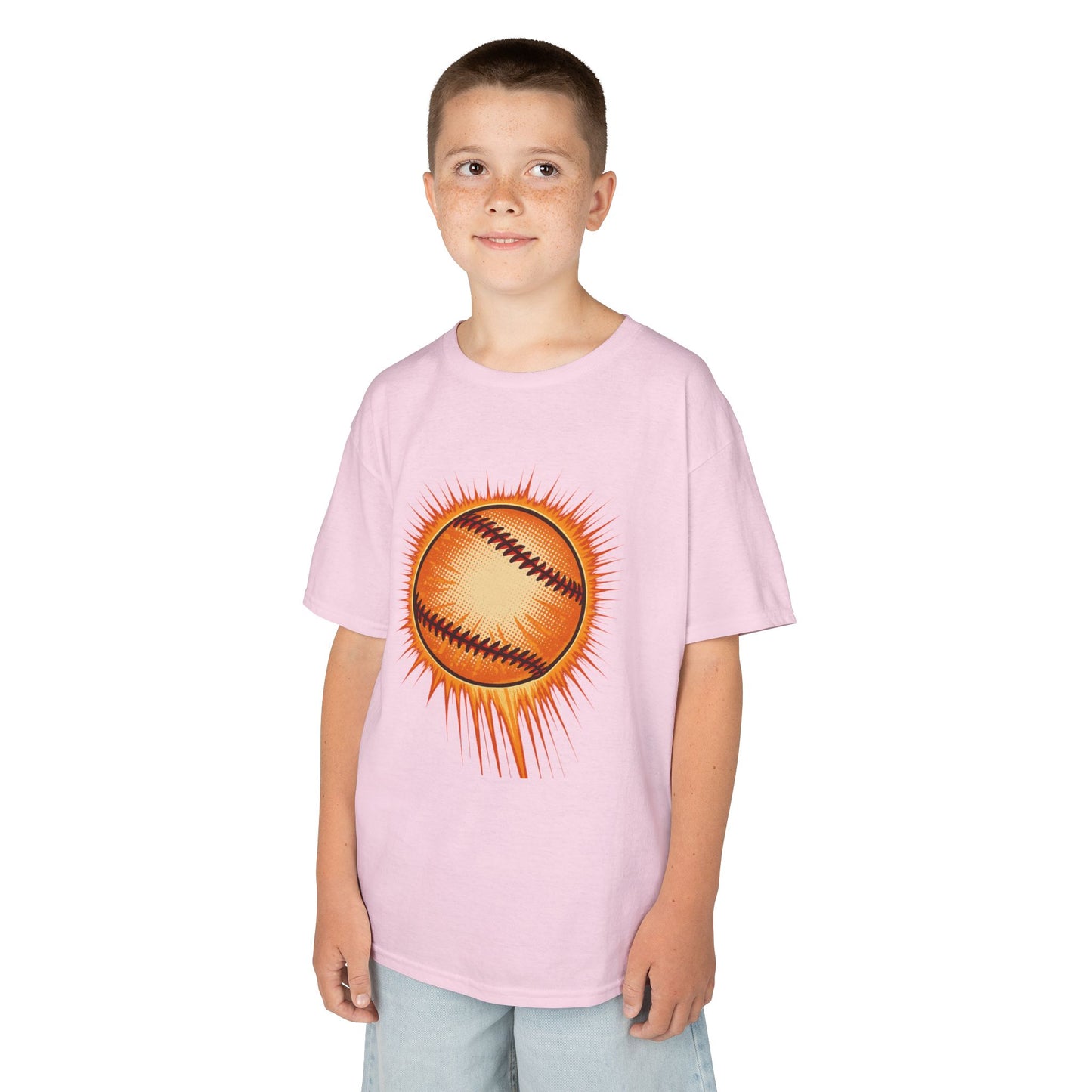 Kids Baseball Graphic Tee, Youth Sports Shirt, Summer Outdoor Top, Gift for Little Athletes, Baseball Lover Apparel