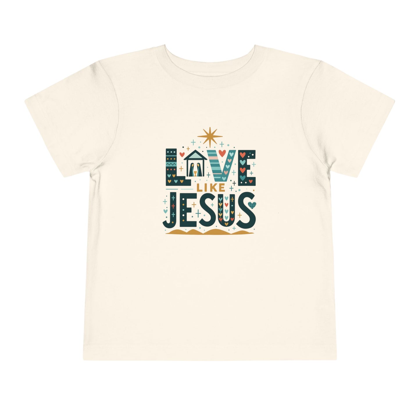 Love Like Jesus Christmas Tee - Toddler Holiday Shirt