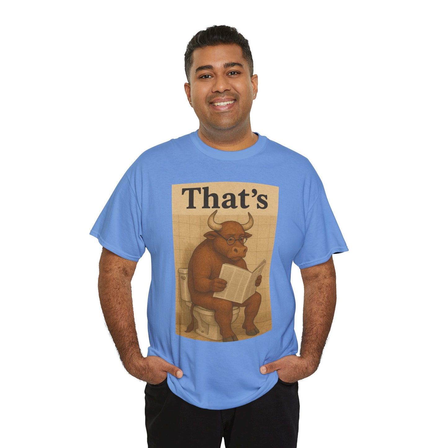 Bull on Toilet Unisex Tee