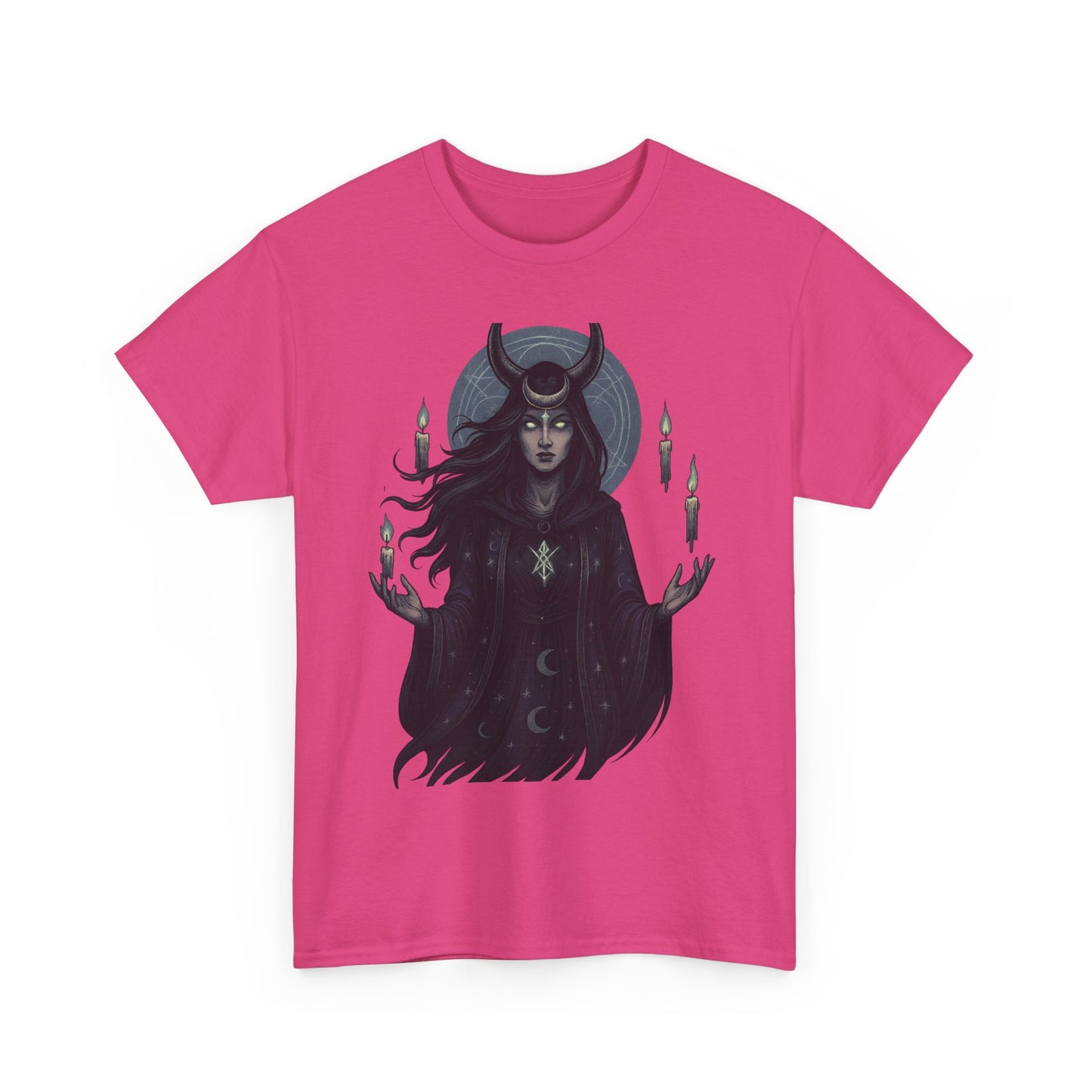 Moonlit Sorceress – Enchanted Candlelight Tee