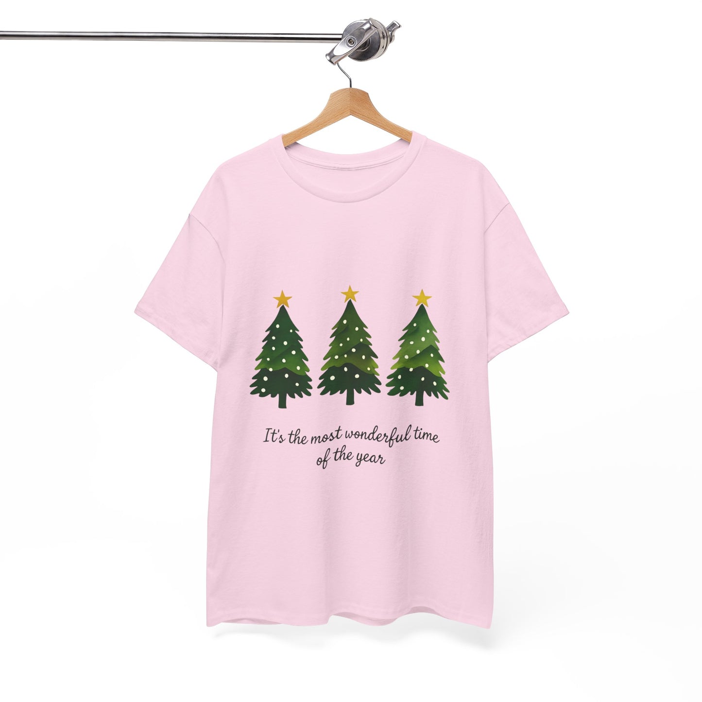 Christmas Tee - Festive Watercolor Trees Holiday Shirt