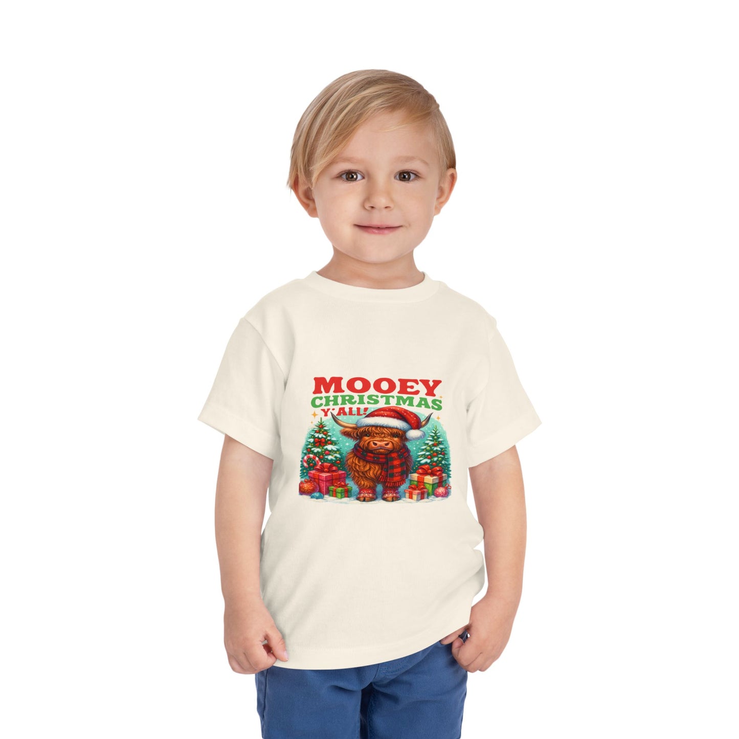 Mooey Christmas Y'all! Toddler Tee