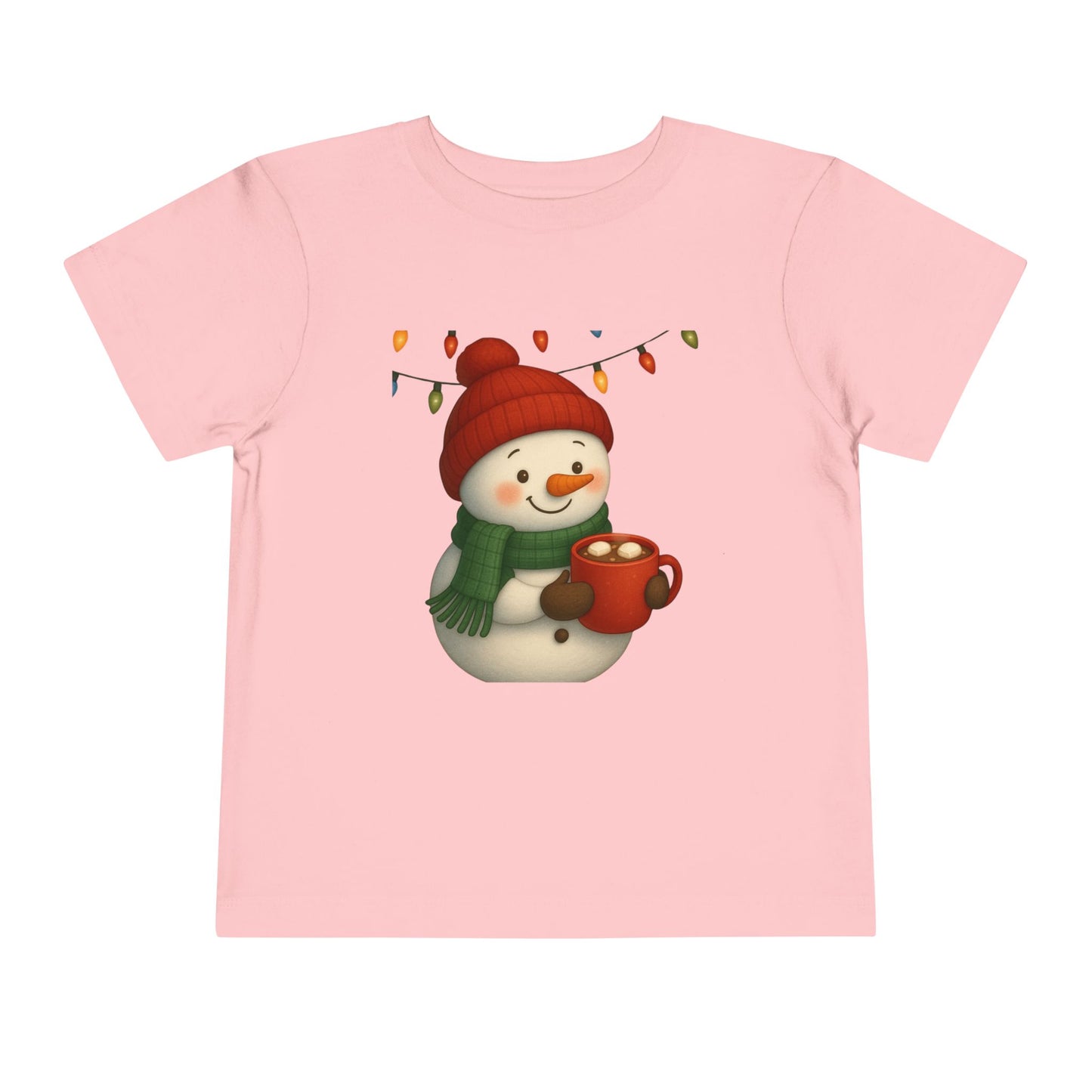 Snowman & Hot Chocolate Toddler Christmas Tee