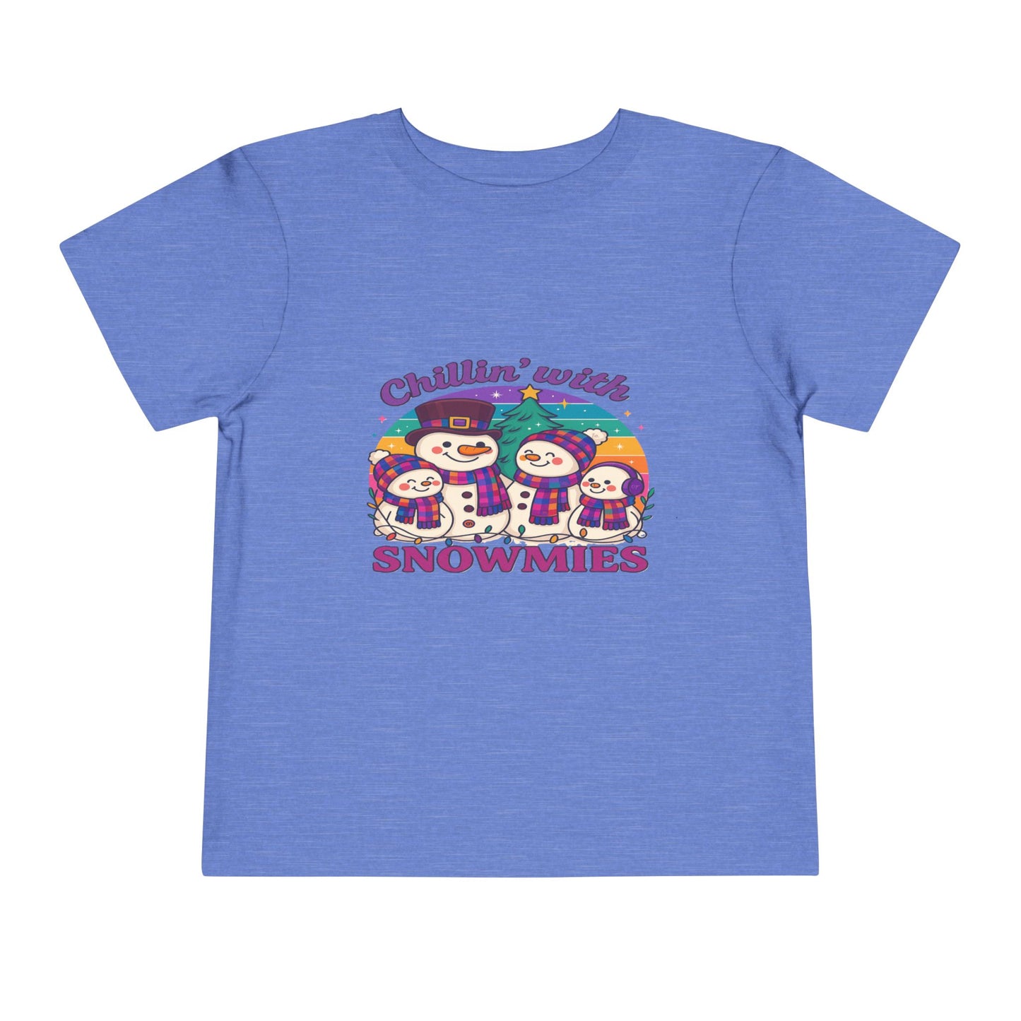 Chillin' with Snowmies Toddler Christmas Tee
