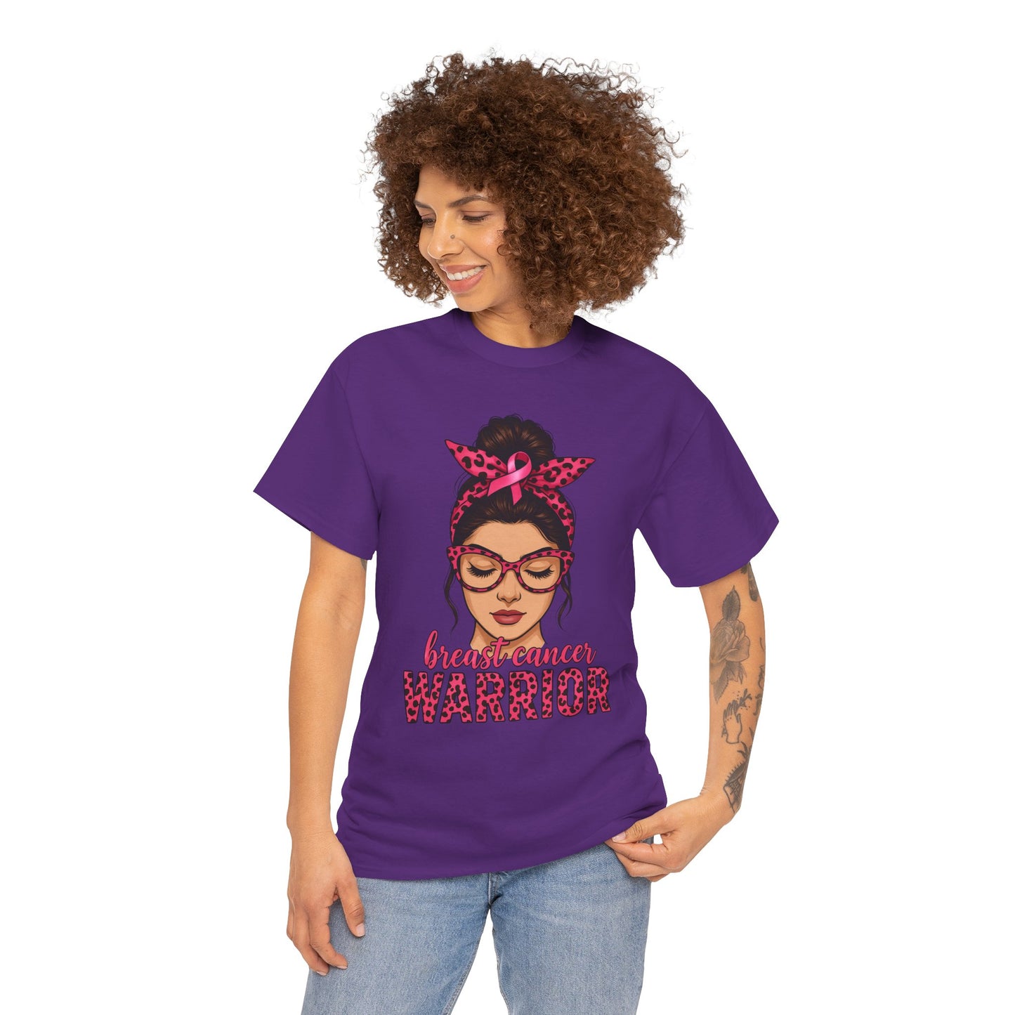 Breast Cancer Warrior Tee - Pink Ribbon Support