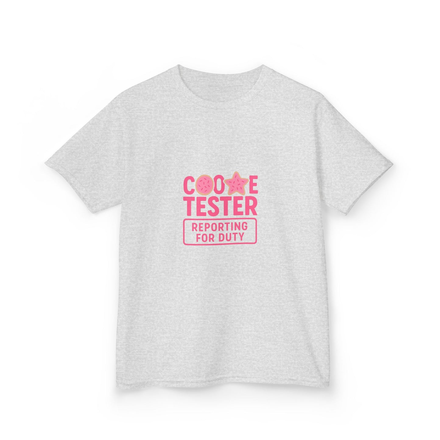 Cookie Tester Dino Christmas Tee - Kids Holiday Shirt