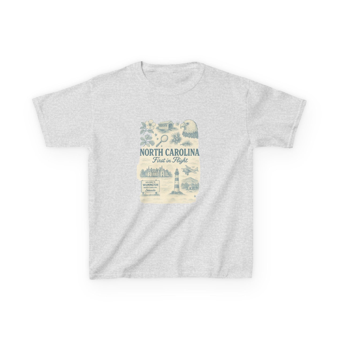 NC Vintage Travel Tee: First in Flight Kids Shirt
