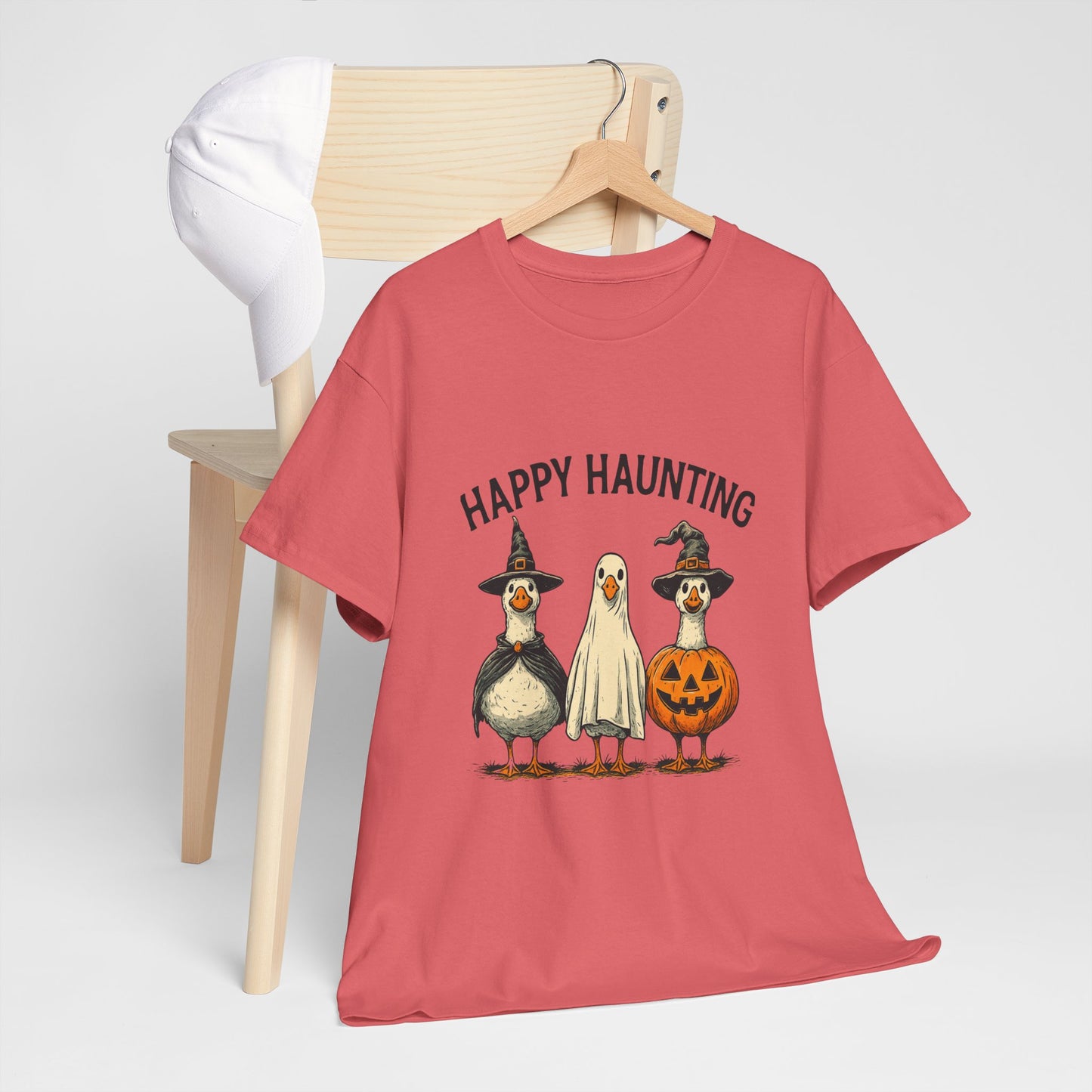 Happy Haunting Geese Halloween Tee