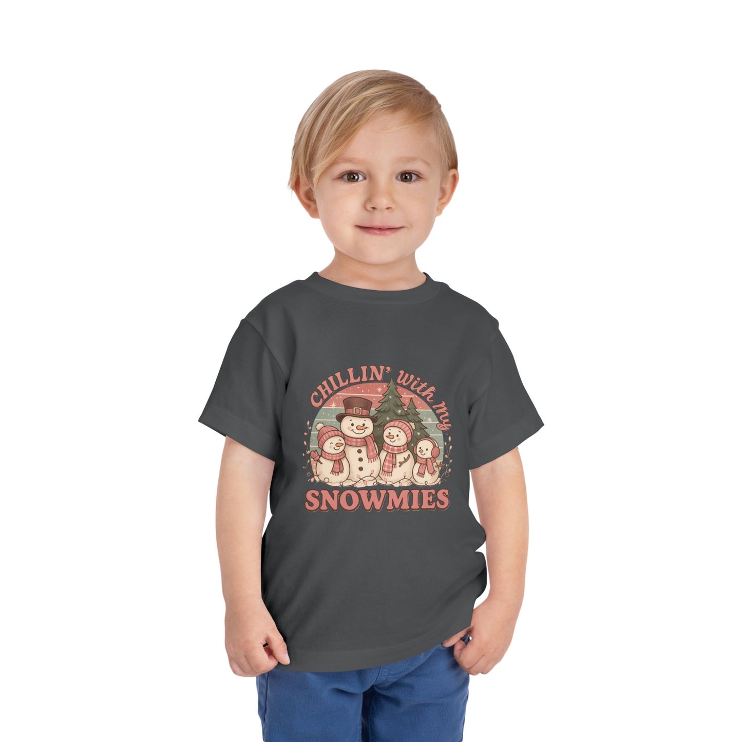Chillin' Snowmies Toddler Christmas Tee