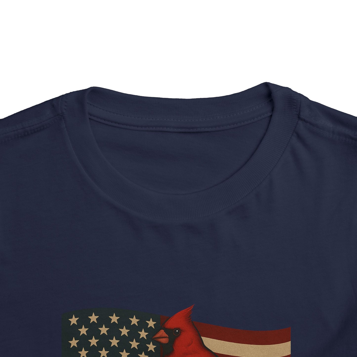 NC Cardinal & Dogwood Toddler Christmas Tee