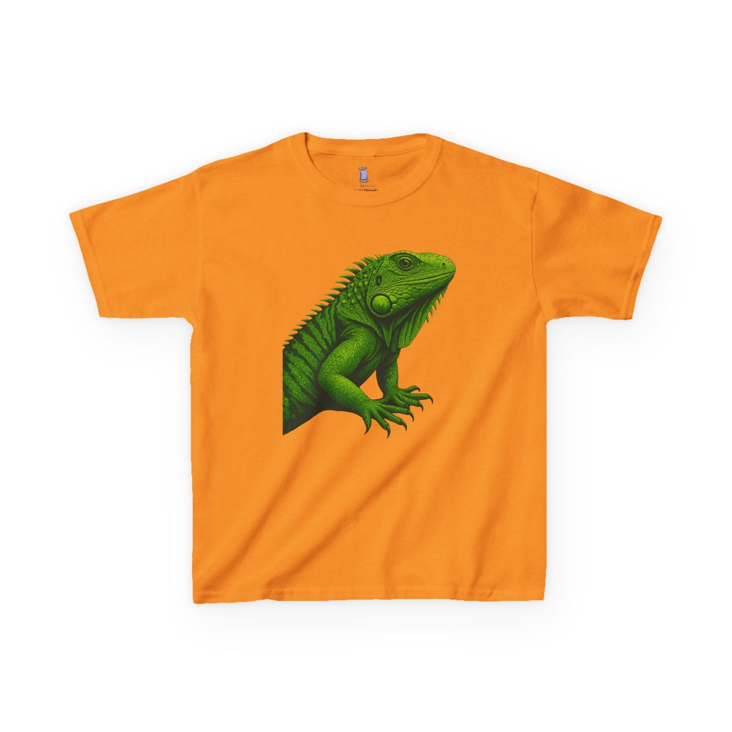 Green Iguana Kids Tee - Fun Shirt for Nature Lovers, Birthday Gift, Summer Wear, Animal Lovers, Eco-Friendly Clothing