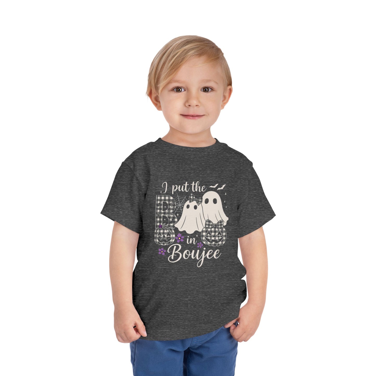 Boujee Halloween Toddler Tee: I Put the B in Boujee