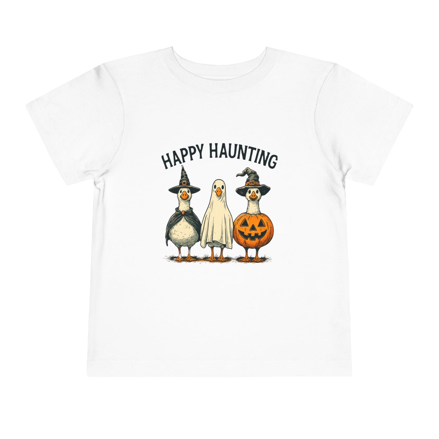Happy Haunting Goose Halloween Tee