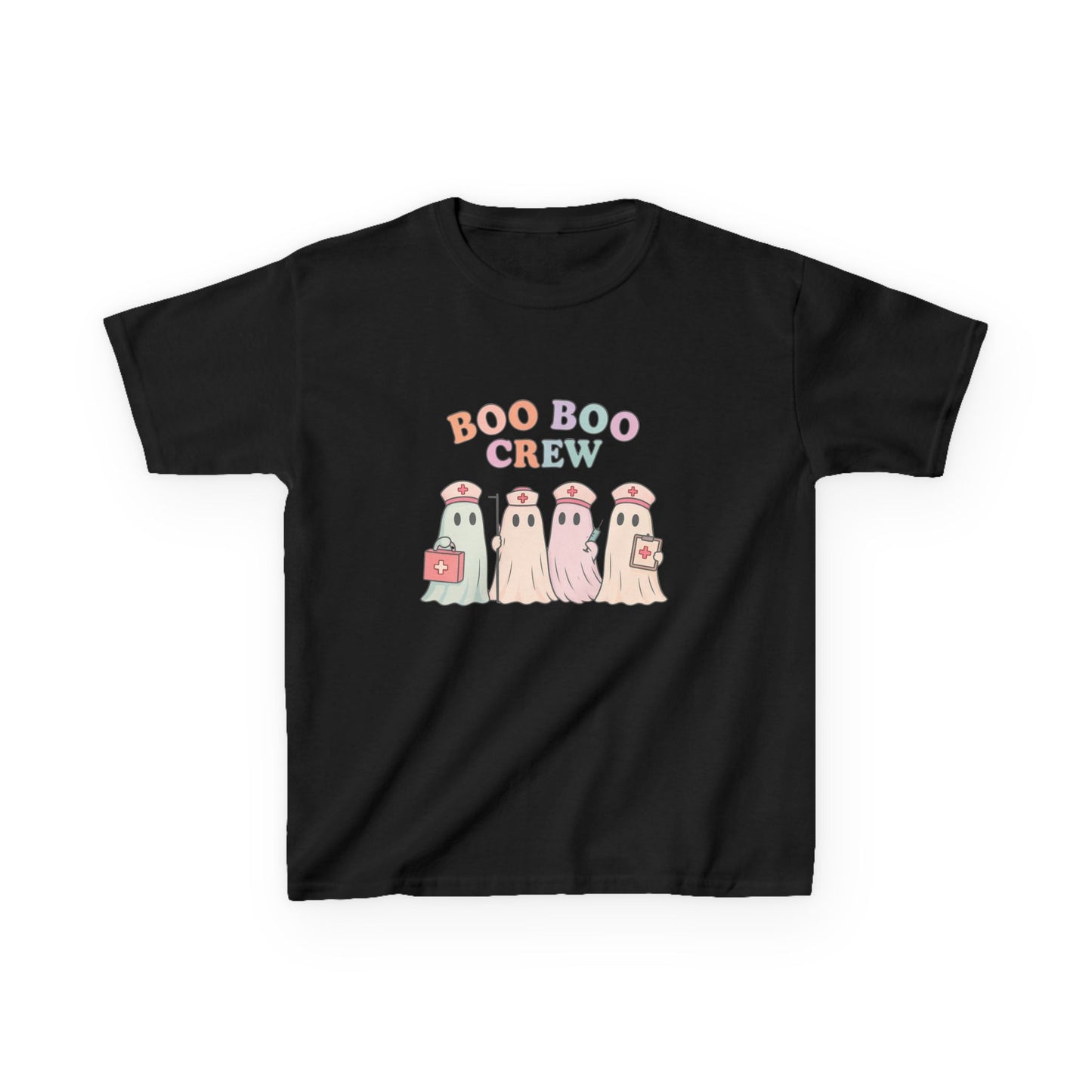 Boo Boo Crew Halloween Nurse Kids Tee