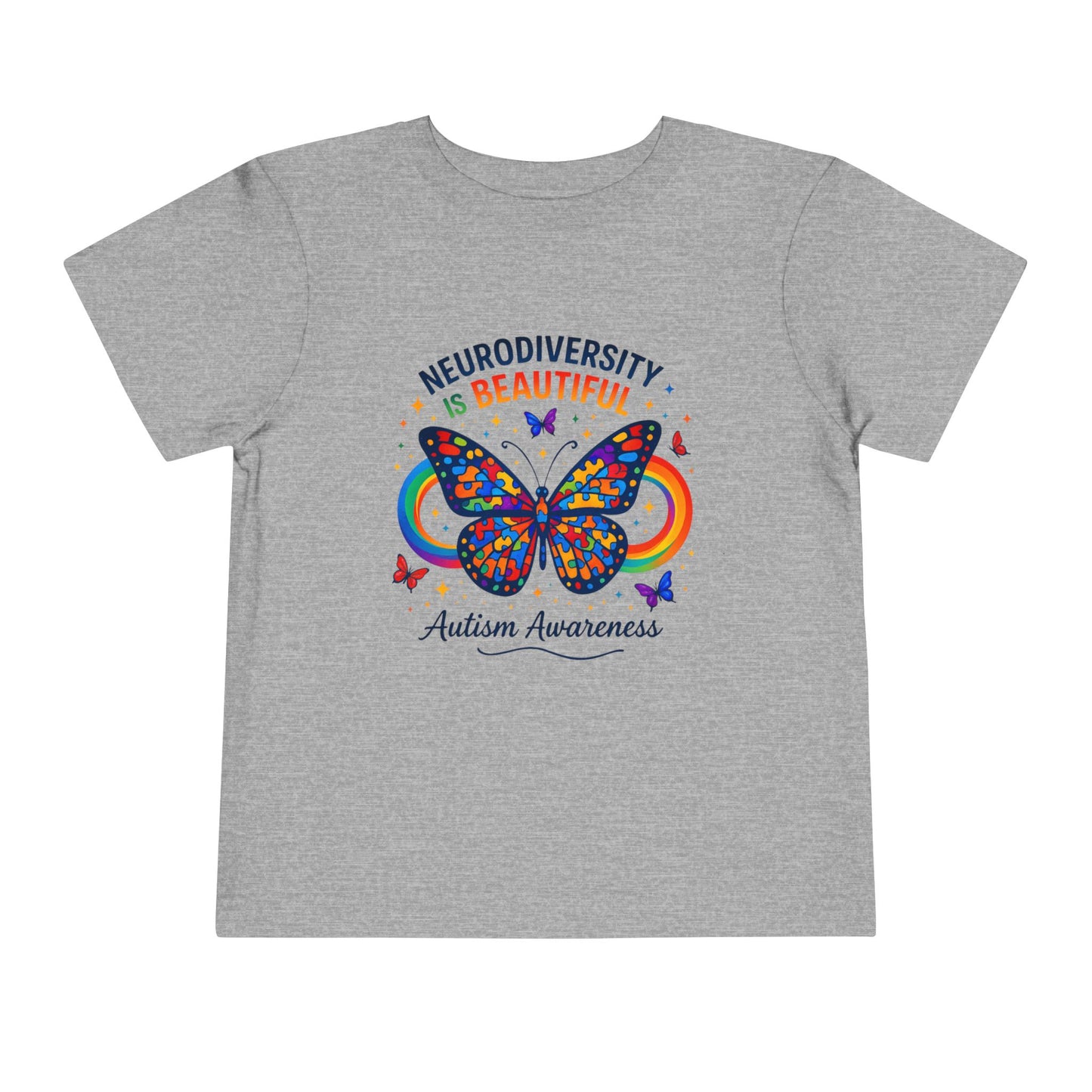 Toddler Tee Neurodiversity Is Beautiful Butterfly Design