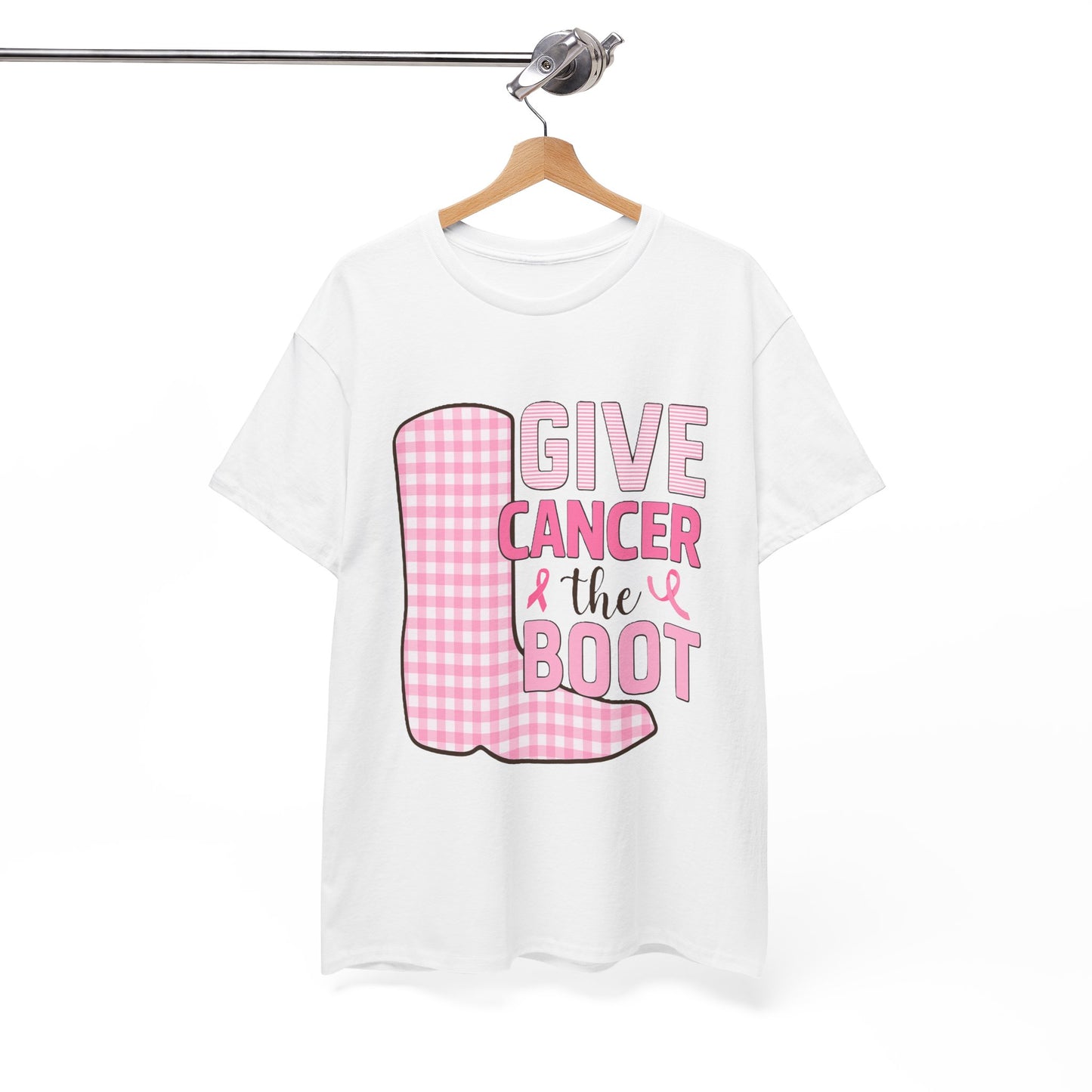Give Cancer the Boot - Breast Cancer Awareness Tee