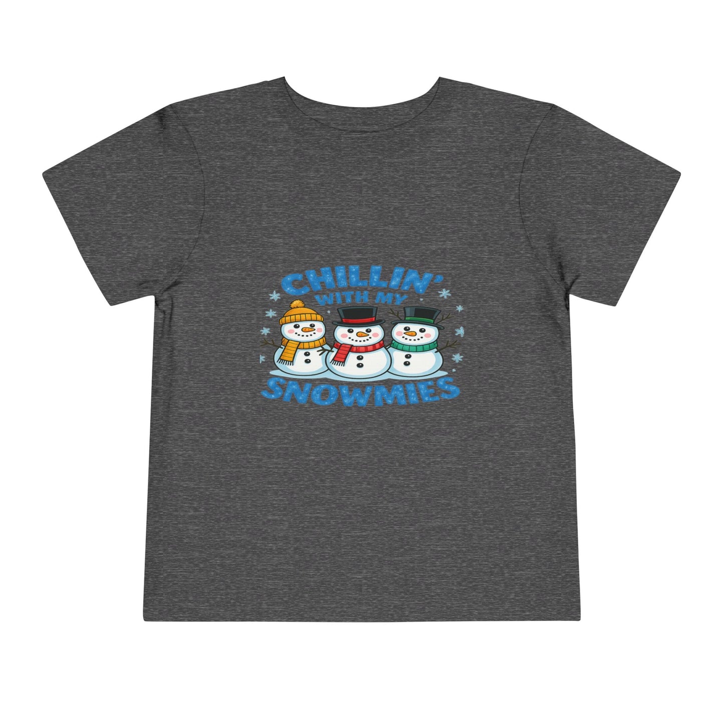 Chillin' with My Snowmies Toddler Christmas Tee
