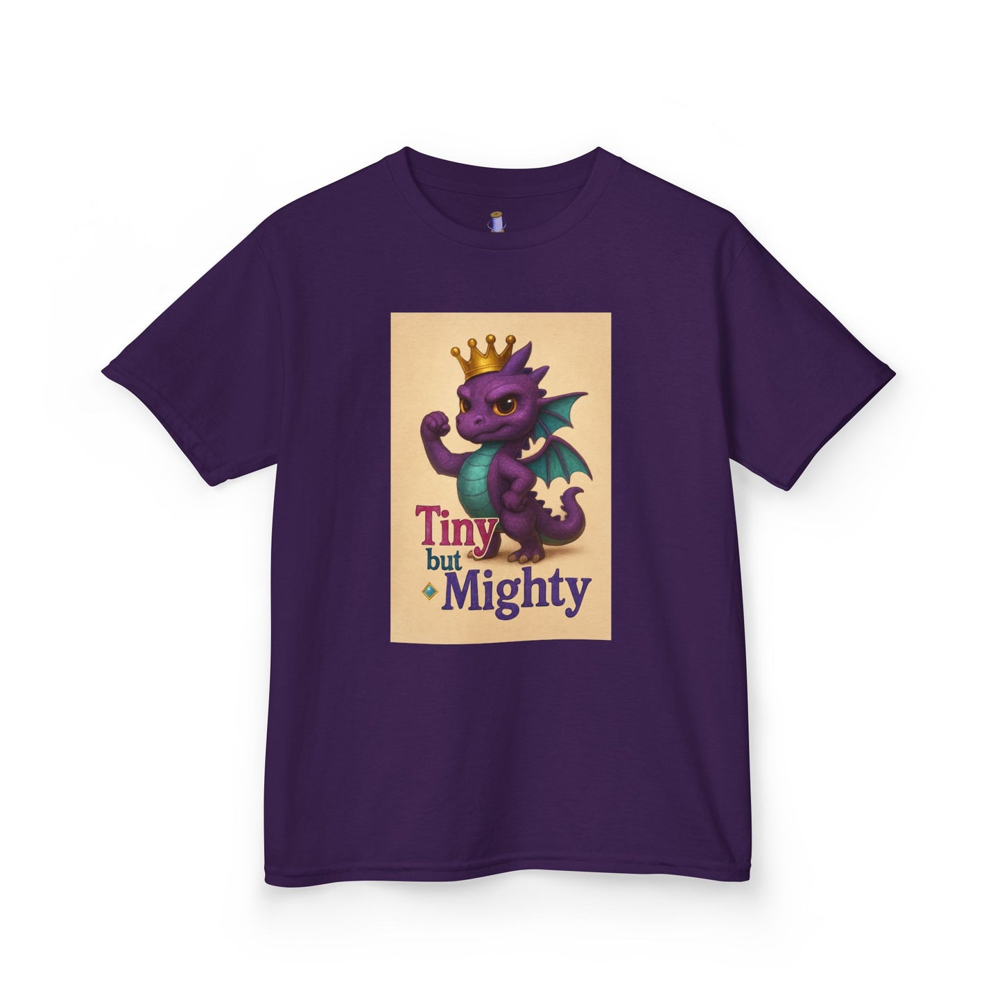 Kids Dragon Tee, Fun Kids T-Shirt, Tiny but Mighty Shirt, Unique Kids Apparel, Gift for Young Adventurers, Cute Dragon Design