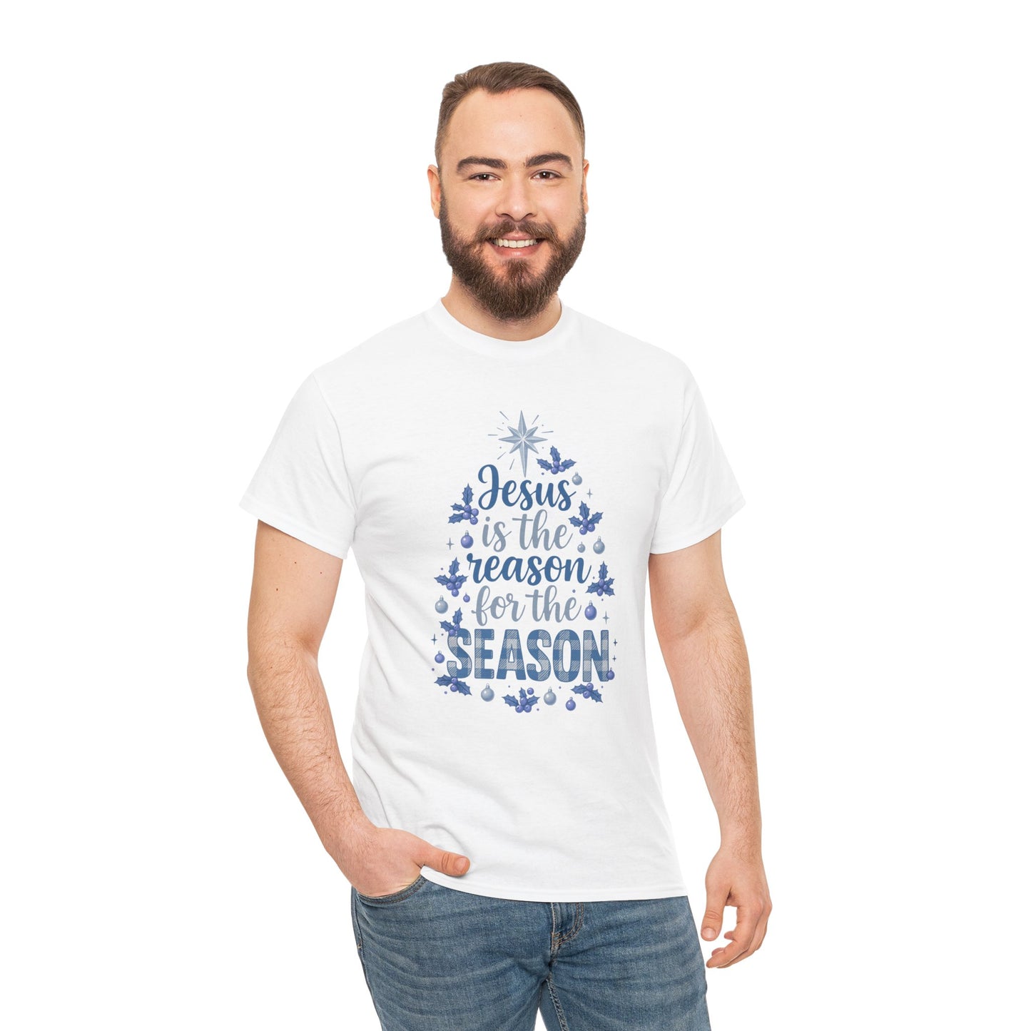 Jesus is the Reason Christmas Tree Tee