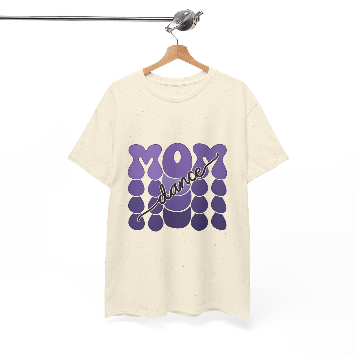 MOM Dance – Purple Letter Stage Spirit Tee