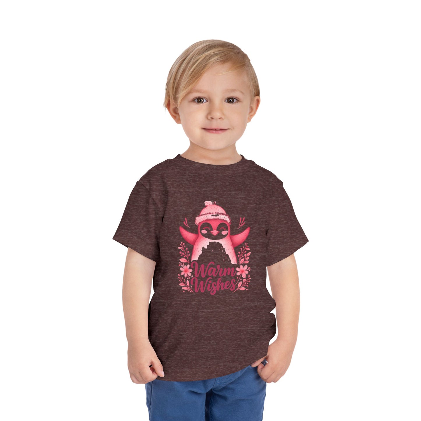 Warm Wishes Penguin Toddler Christmas Tee