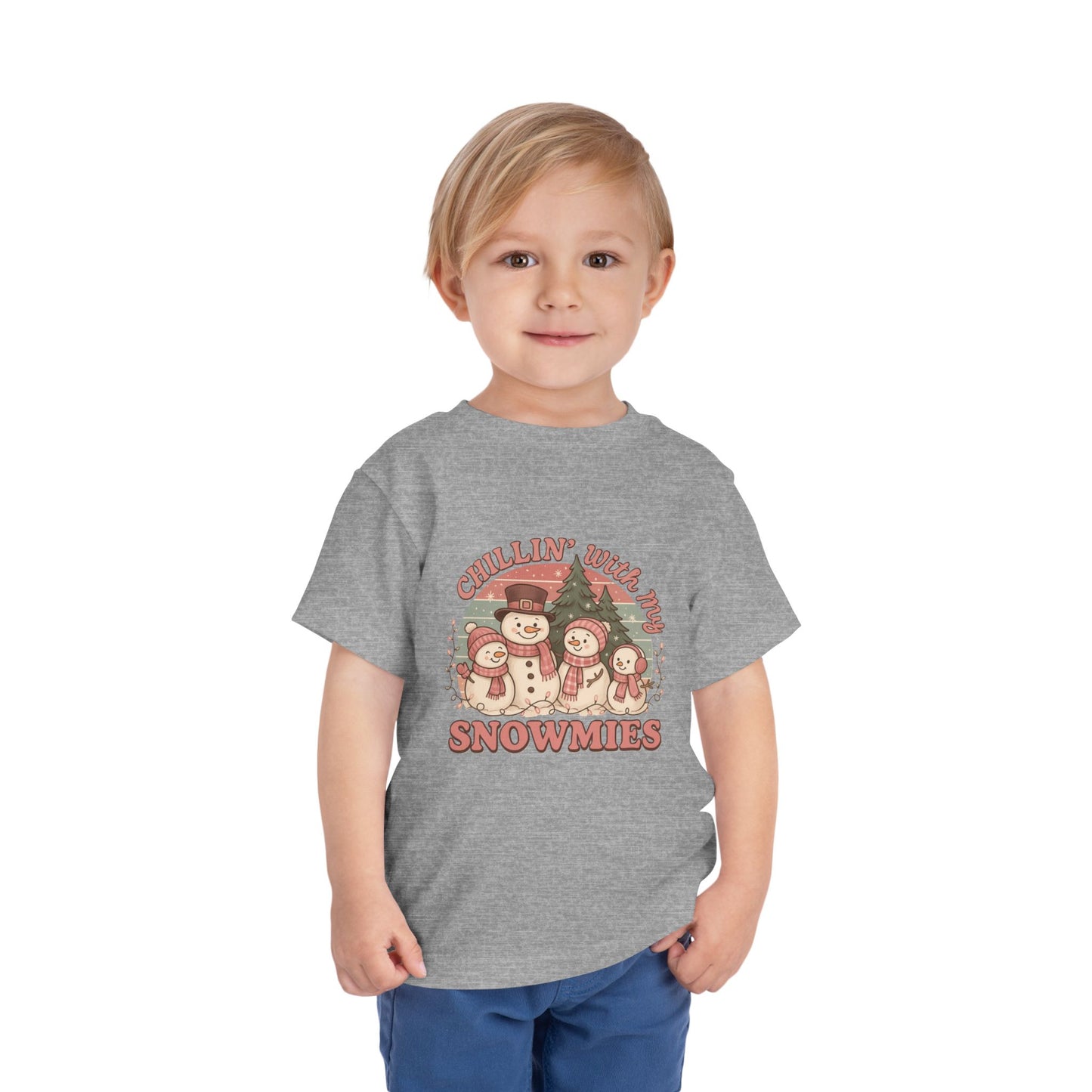 Chillin' Snowmies Toddler Christmas Tee