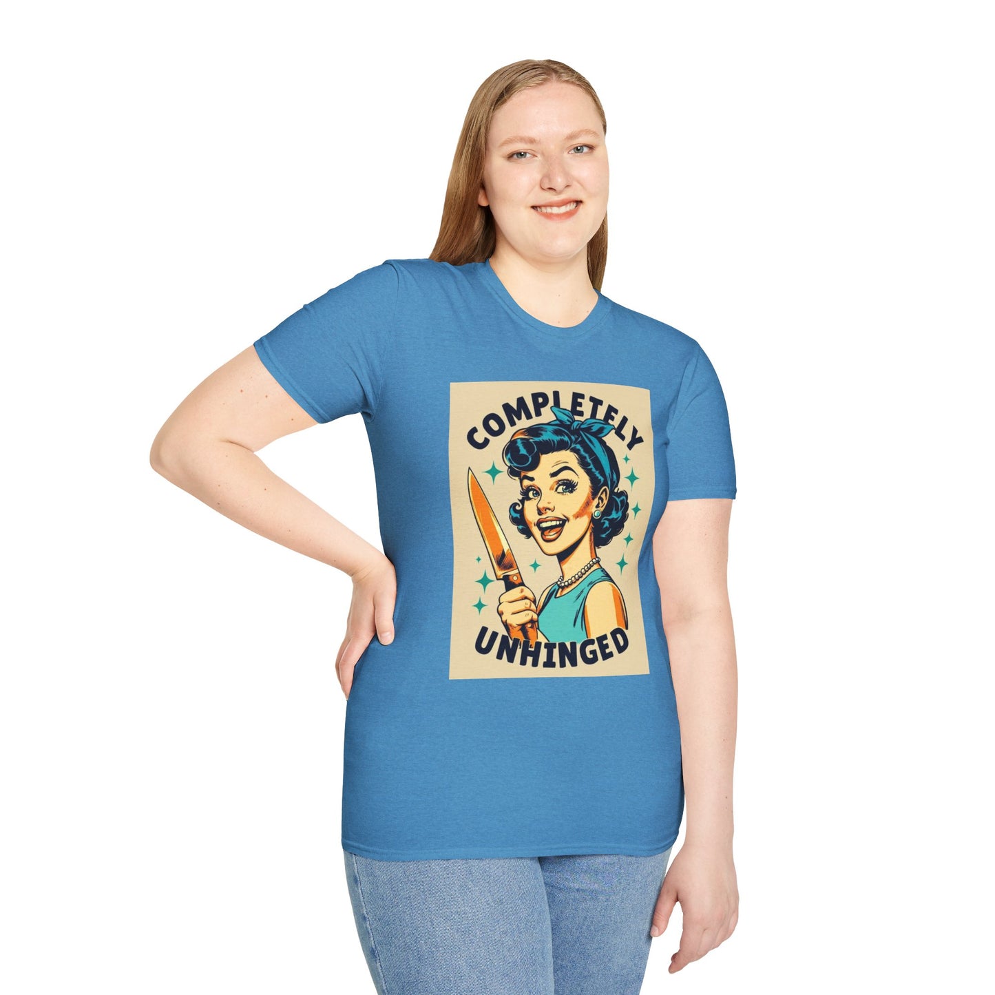 Unhinged Vintage Graphic T-Shirt | Funny Gift, Quirky Style, Unique Statement Tee, Casual Wear, Gift for Friends