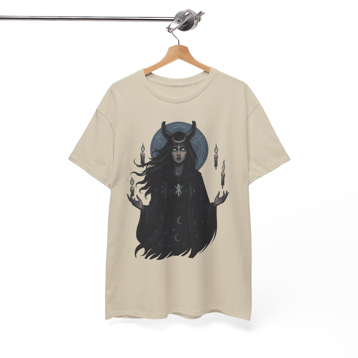 Moonlit Sorceress – Enchanted Candlelight Tee