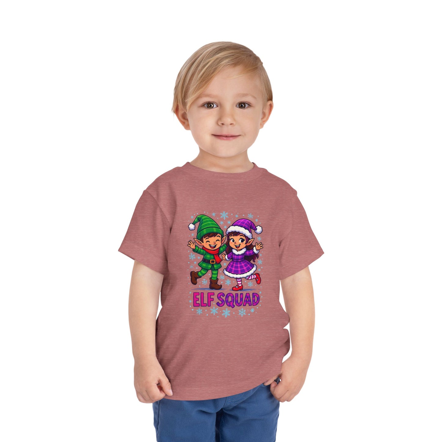 Elf Squad Toddler Christmas Tee