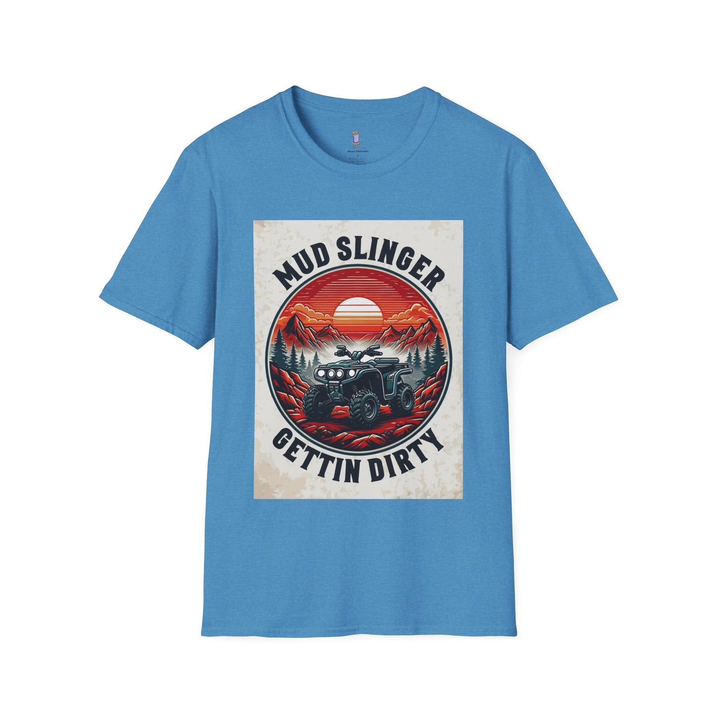 Mud Slinger Unisex Softstyle T-Shirt, Adventure Tee, Off-Road Enthusiast Shirt, Gift for Mud Lovers, Outdoor Sportswear, Gettin Dirty Tee