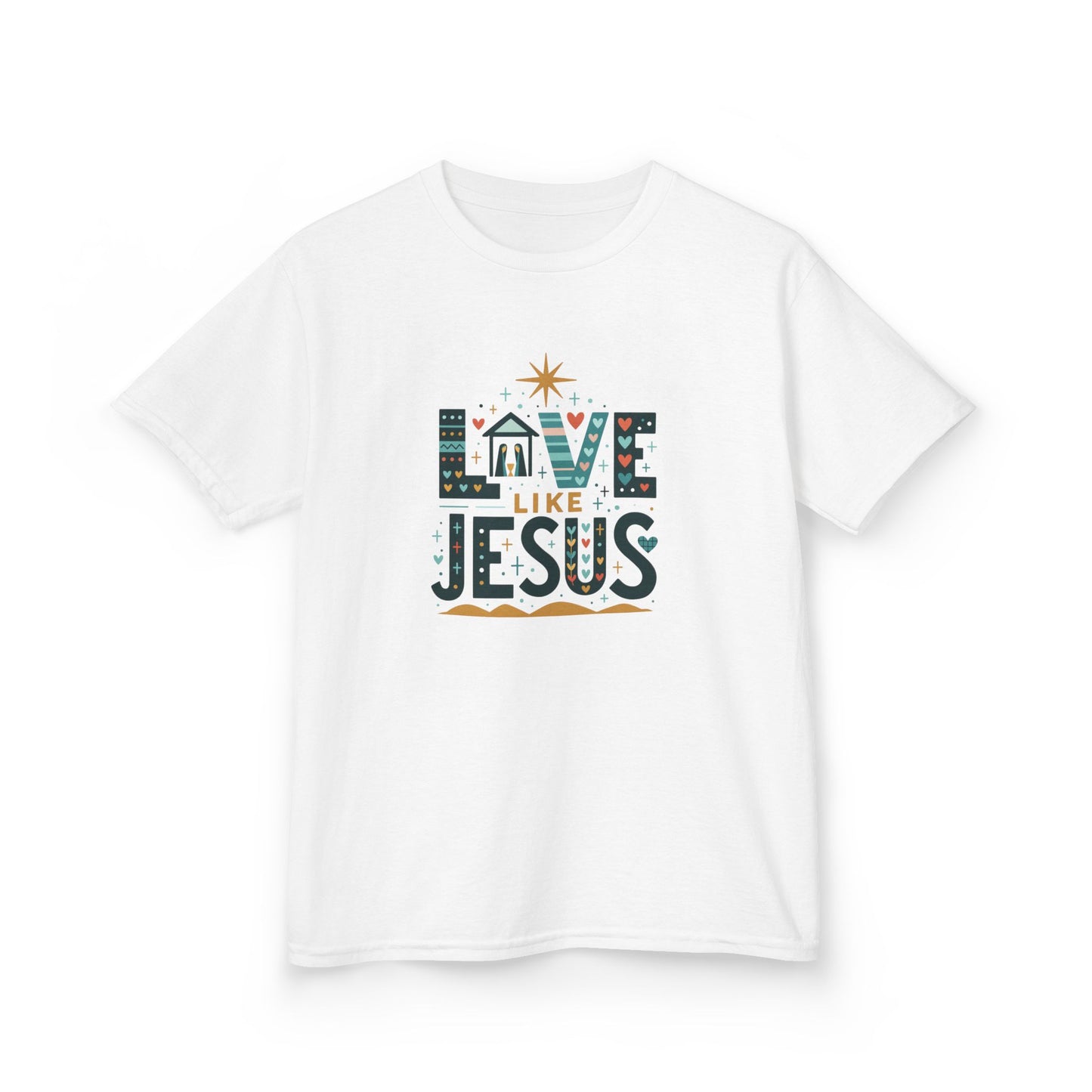 Love Like Jesus - Dino Christmas Tee