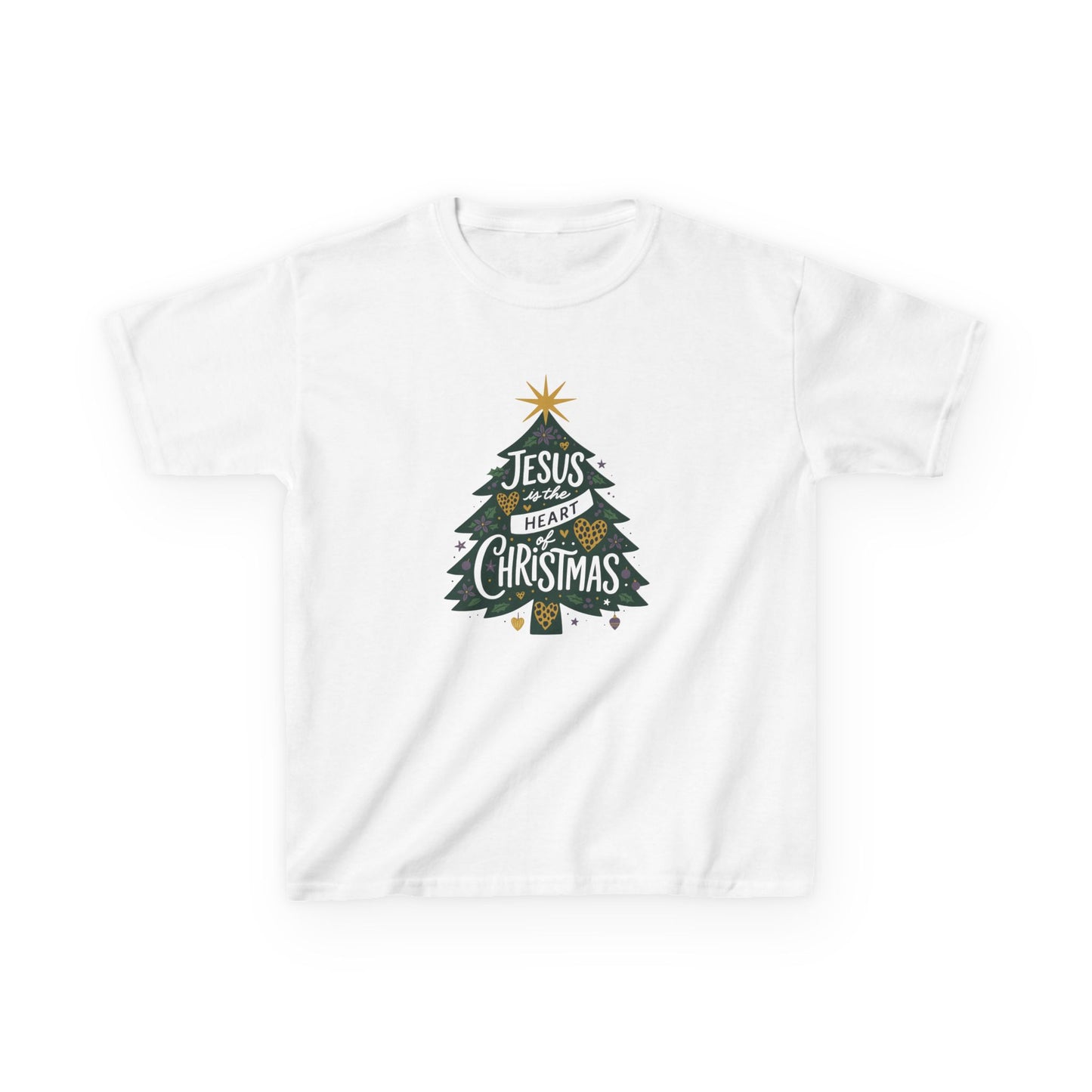 Jesus is the Heart of Christmas Dino Tee