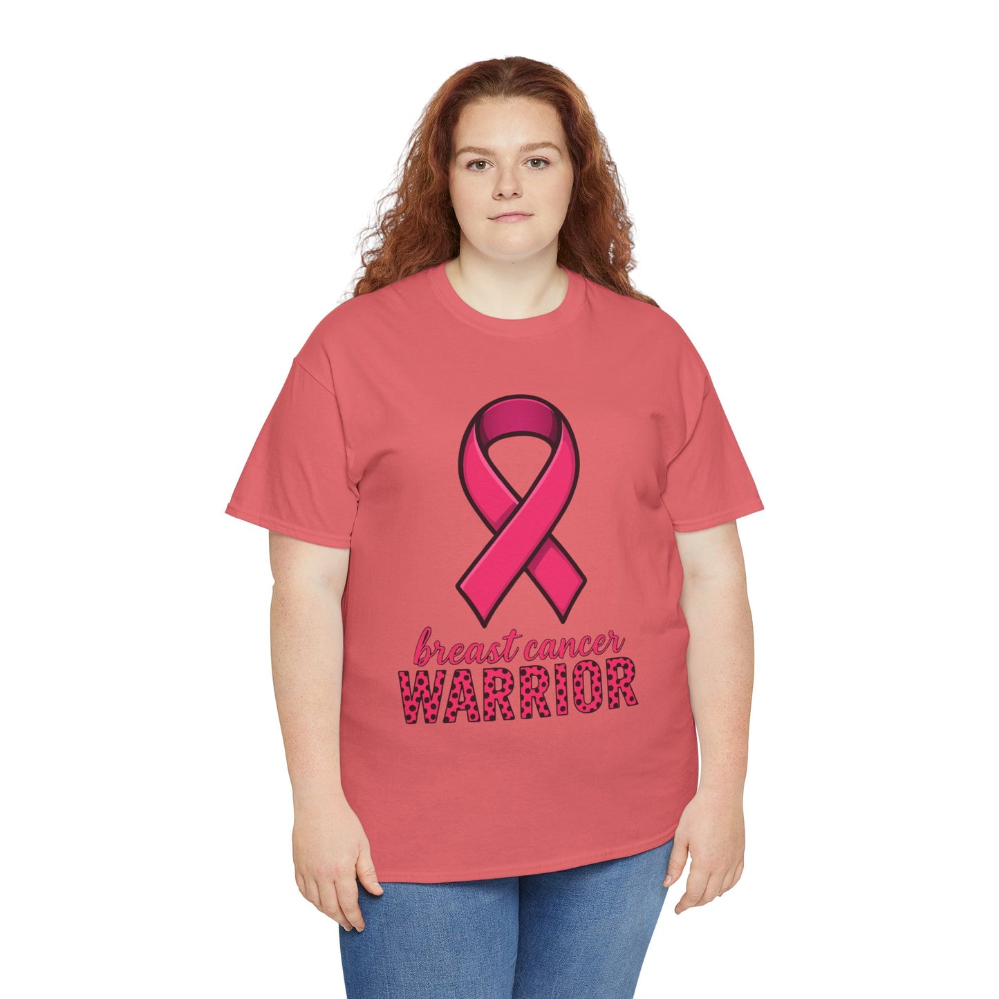 Breast Cancer Warrior Pink Ribbon Tee