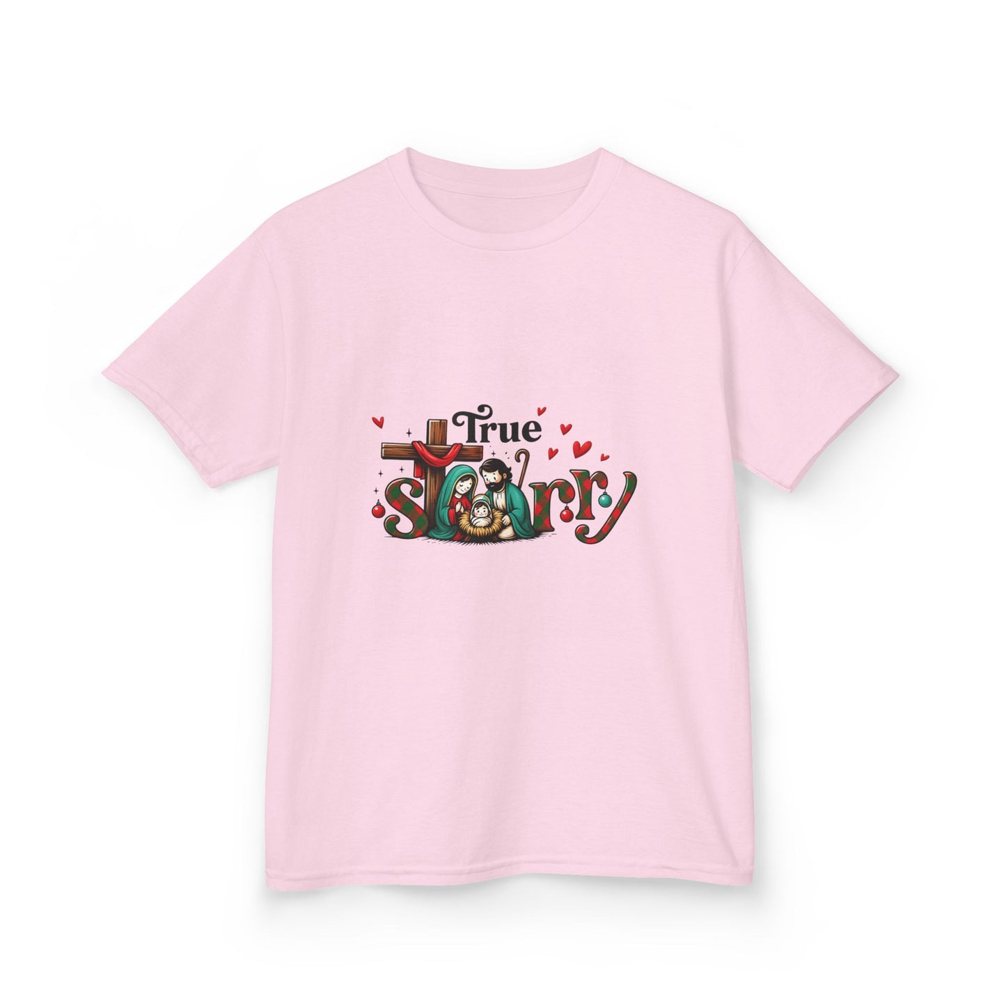 True Story Nativity Christmas Tee - Dinosaur Fun!