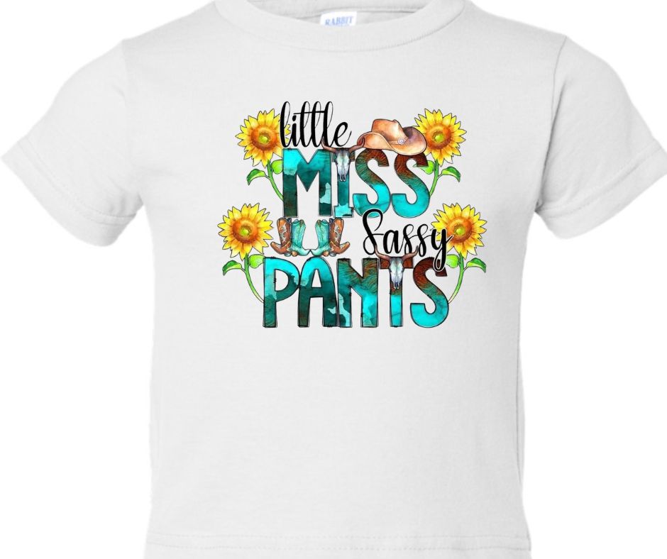 Little Miss Sassy Pants Kid T-Shirt