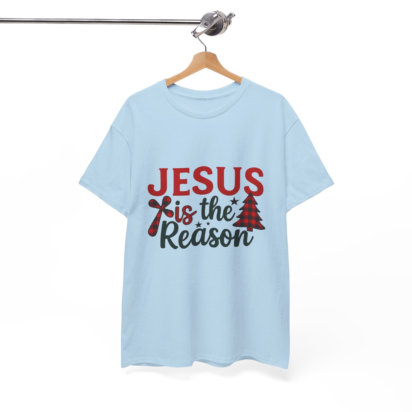 Jesus is the Reason Christmas Tee - Faith-Based Holiday Gift