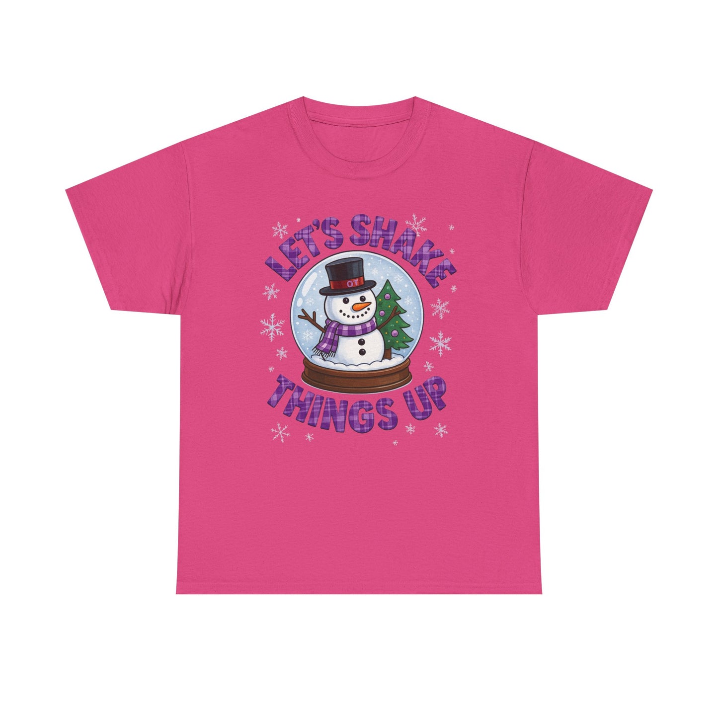 Snow Globe Tee with Let's Shake Things Up Design