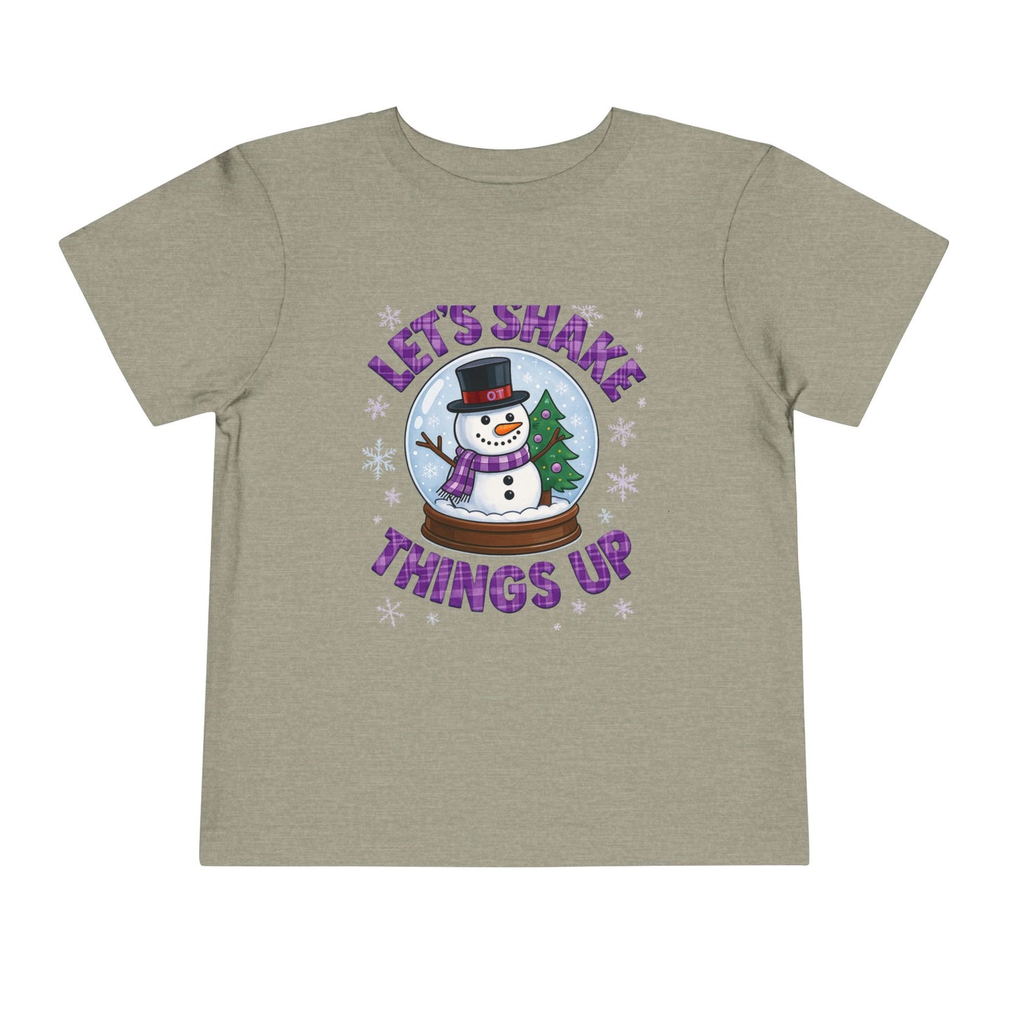 Shake Things Up! Snowman Christmas Toddler Tee
