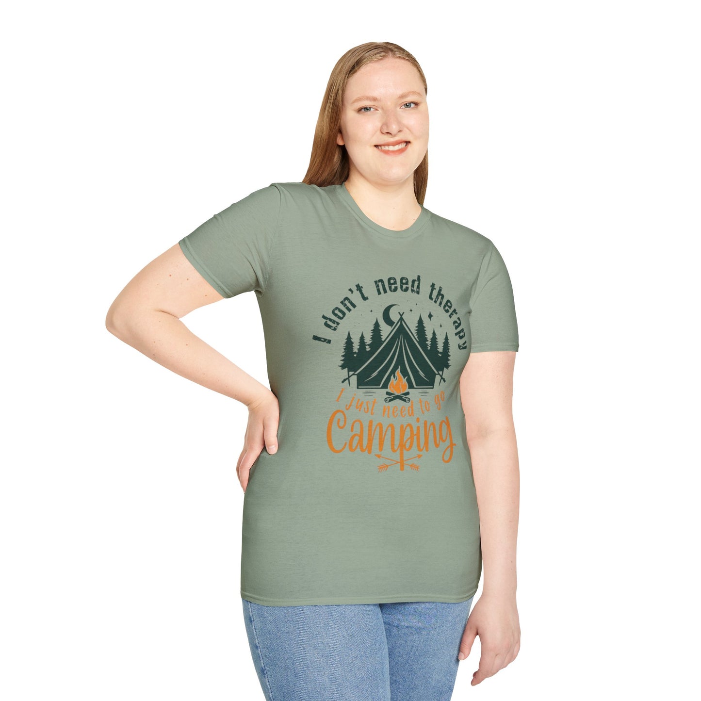 Camping Therapy Unisex T-Shirt | Outdoor Enthusiast Gift | Nature Lover Tee | Adventure Shirt | Camping Apparel
