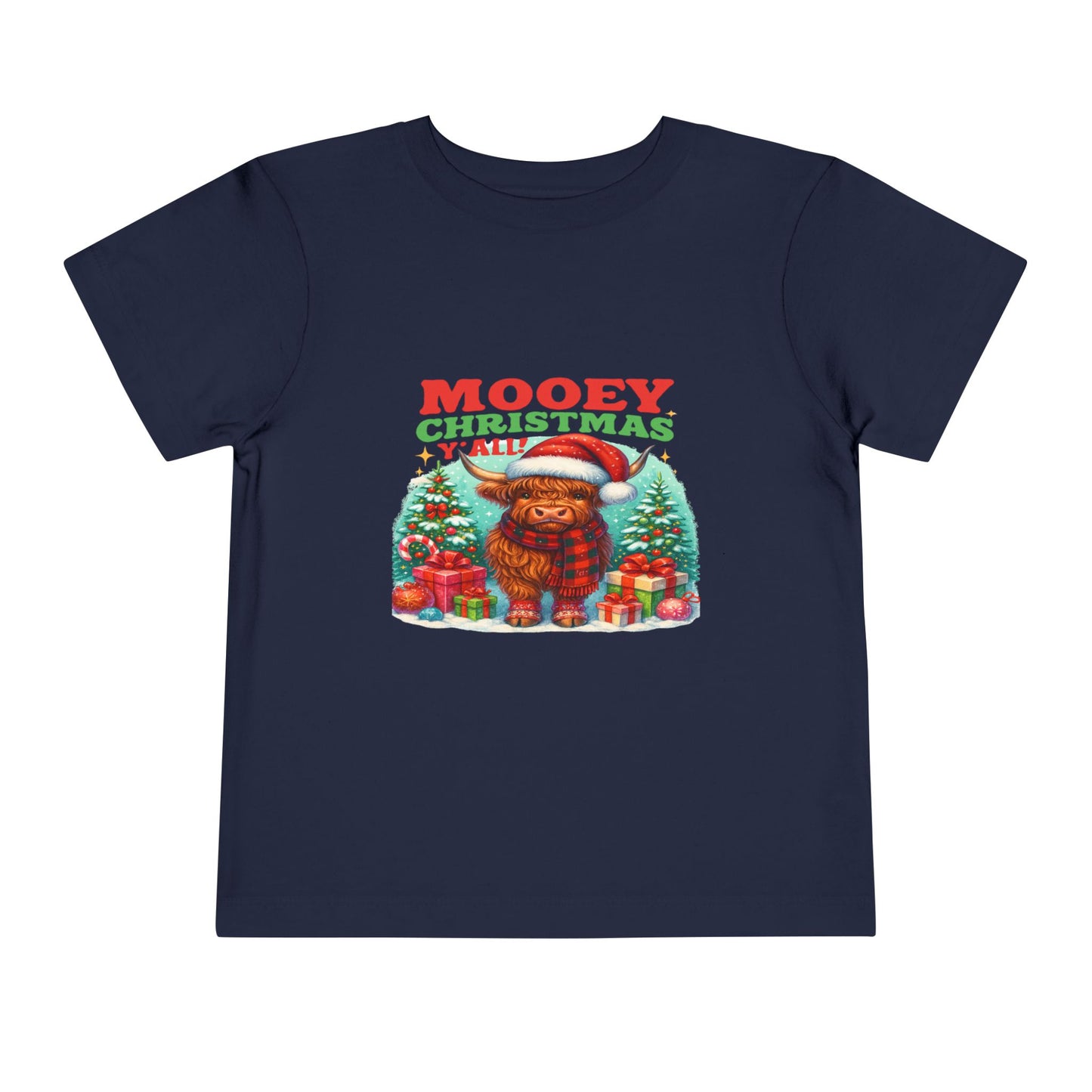 Mooey Christmas Y'all! Toddler Tee