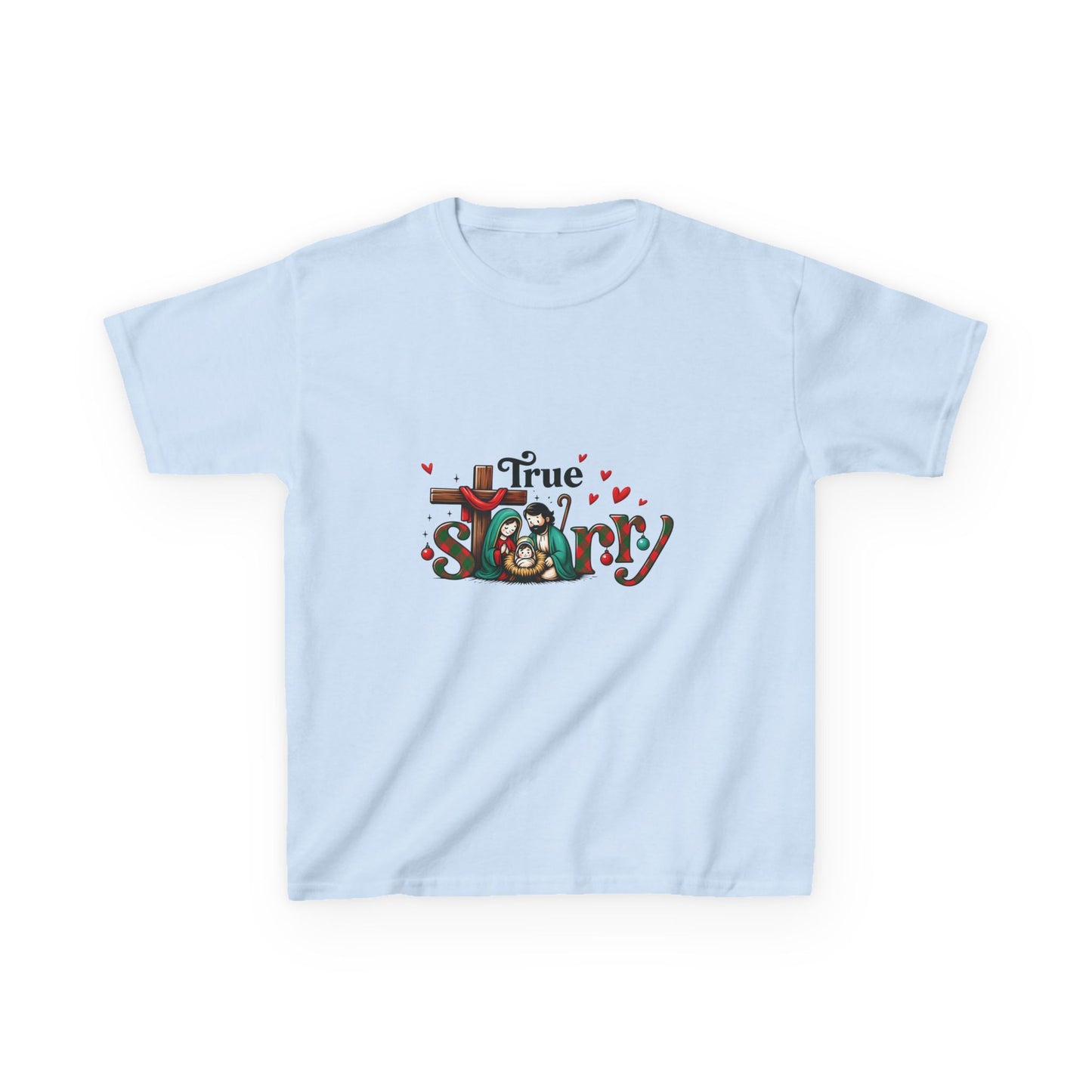 True Story Nativity Christmas Tee - Dinosaur Fun!