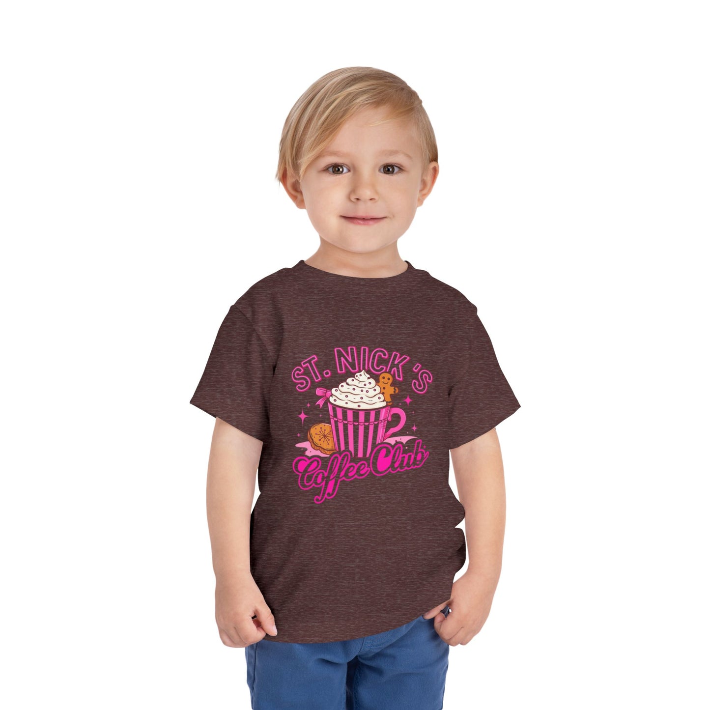 St. Nick's Coffee Club Toddler Christmas Tee