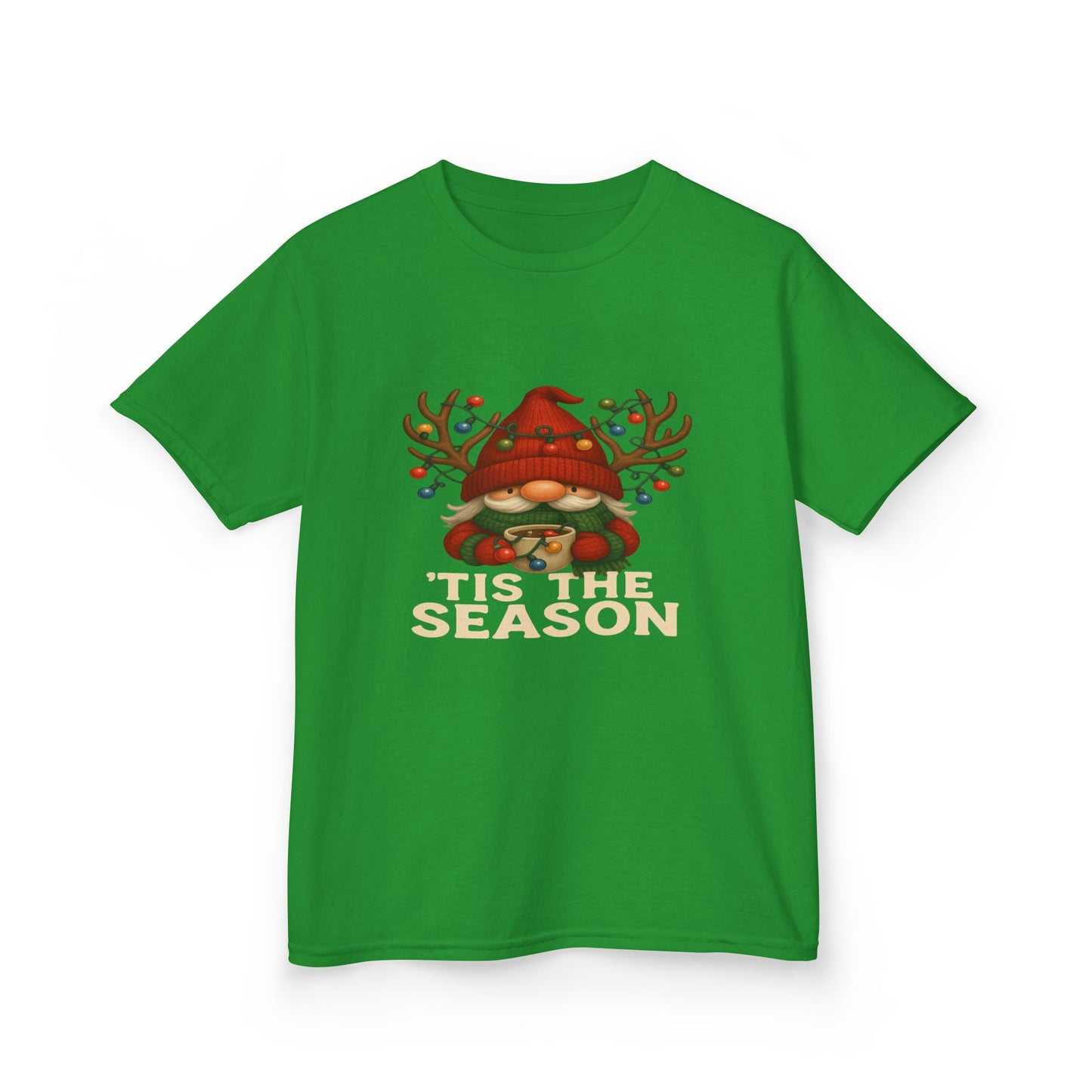 Gnome Dino 'Tis The Season Kids Christmas Tee